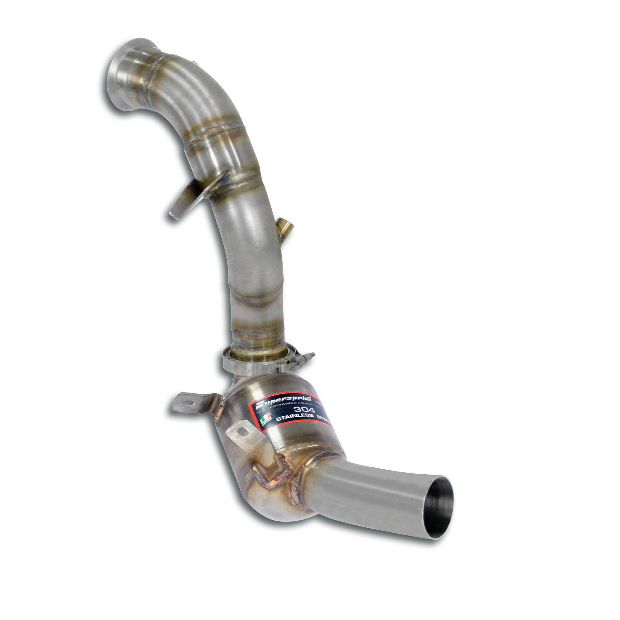 Downpipe Destro + catalizzatore metallico Elimina catalizzatore primario + GPF 