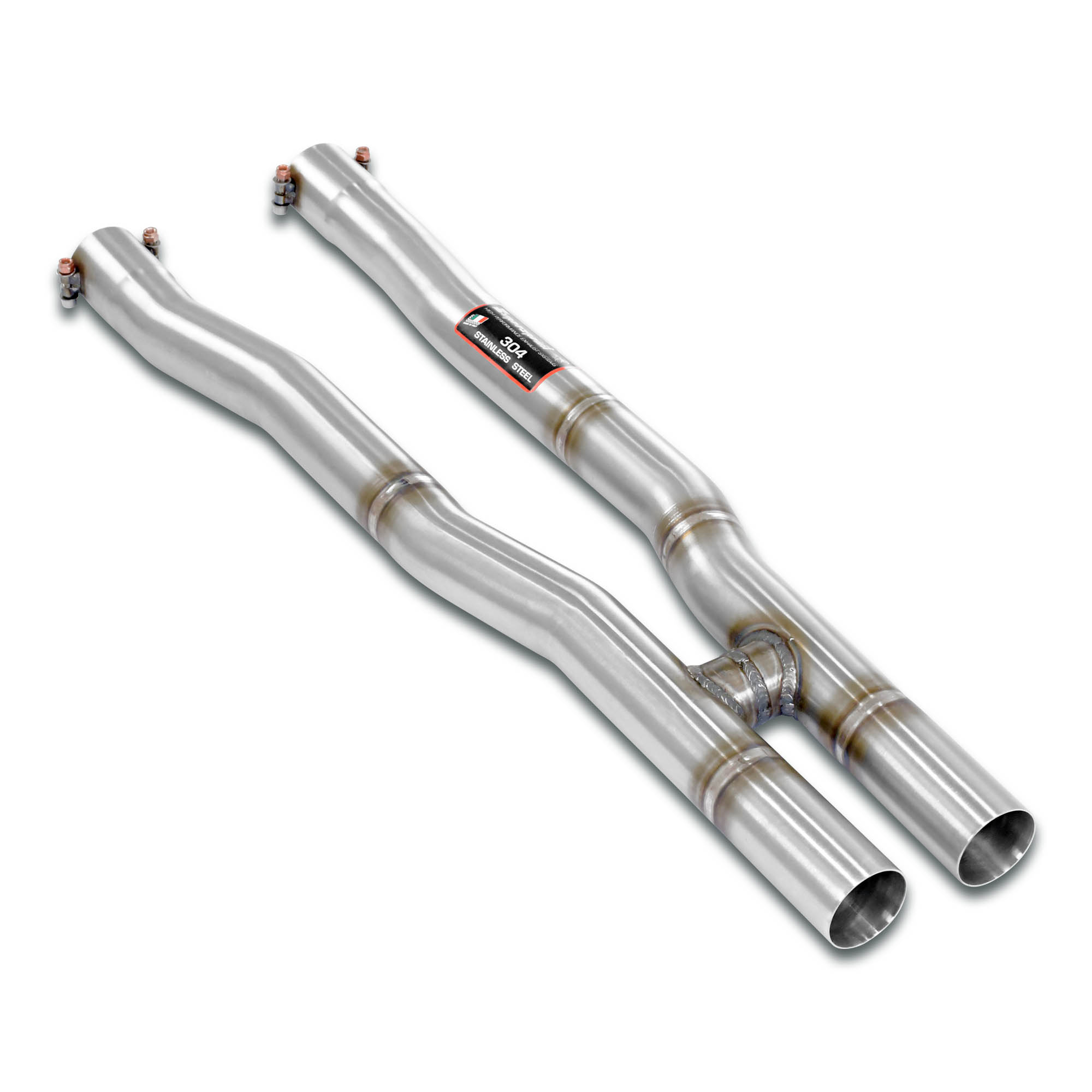 Race Sound Mid-Pipes Replaces OEM centre exhaust  