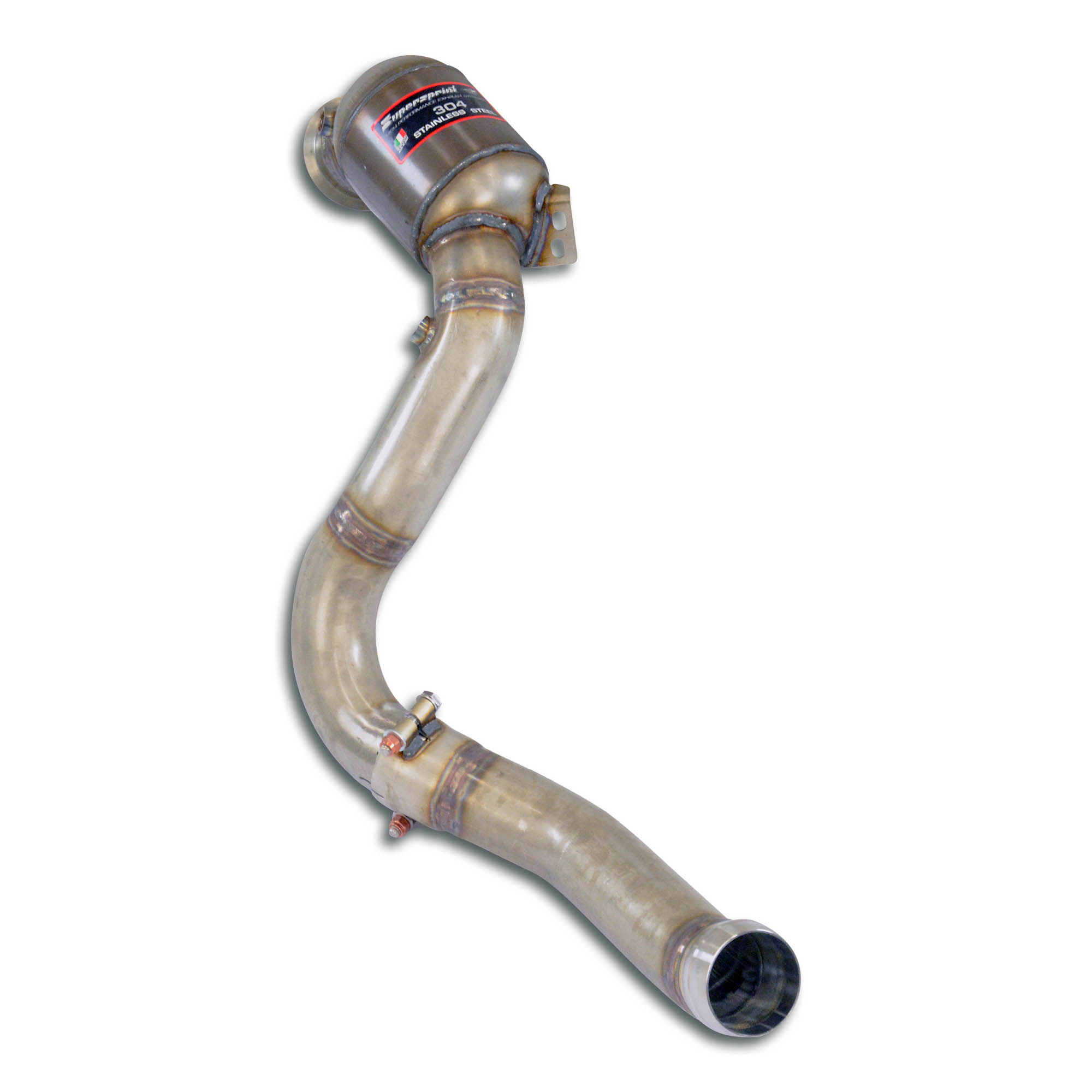 Downpipe Left + Metallic pre-catalytic converter Deletes the secondary catalytic (RHD - LHD) 