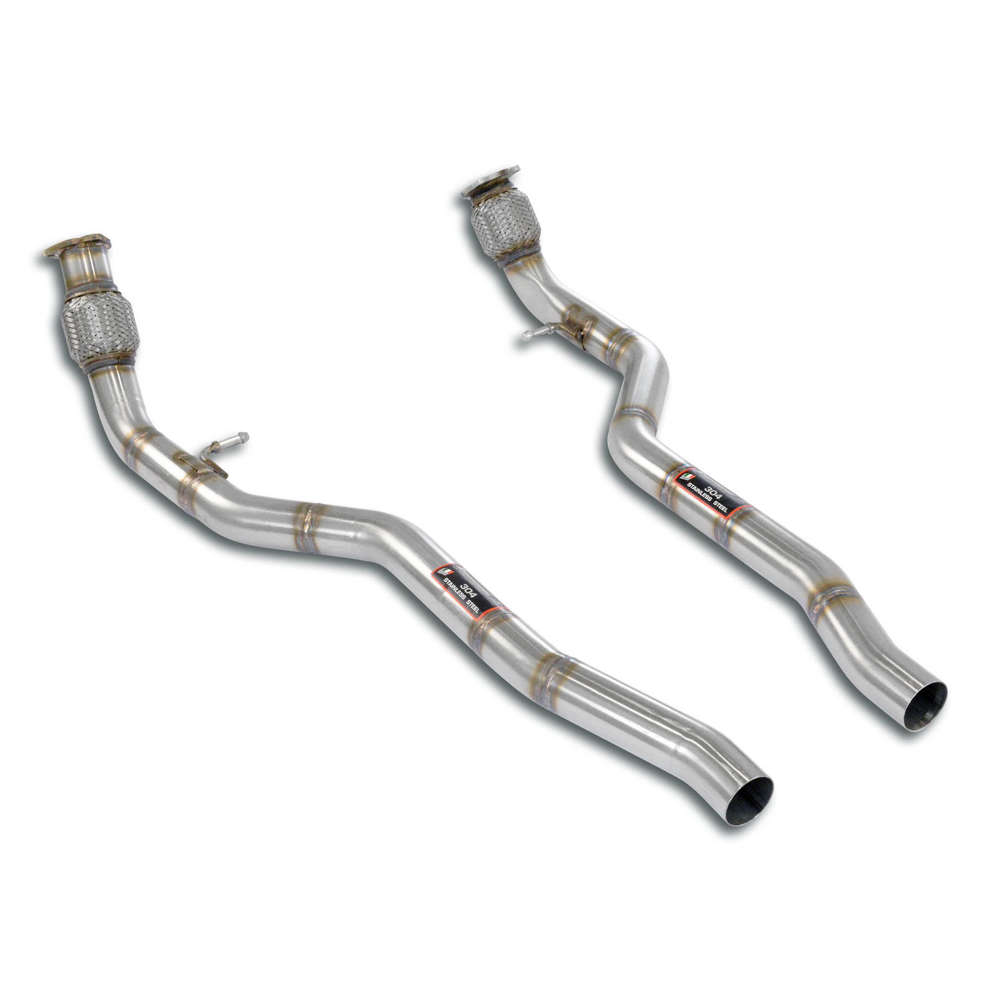 Front pipe kit Right - Left (Replaces OEM front exhaust) 