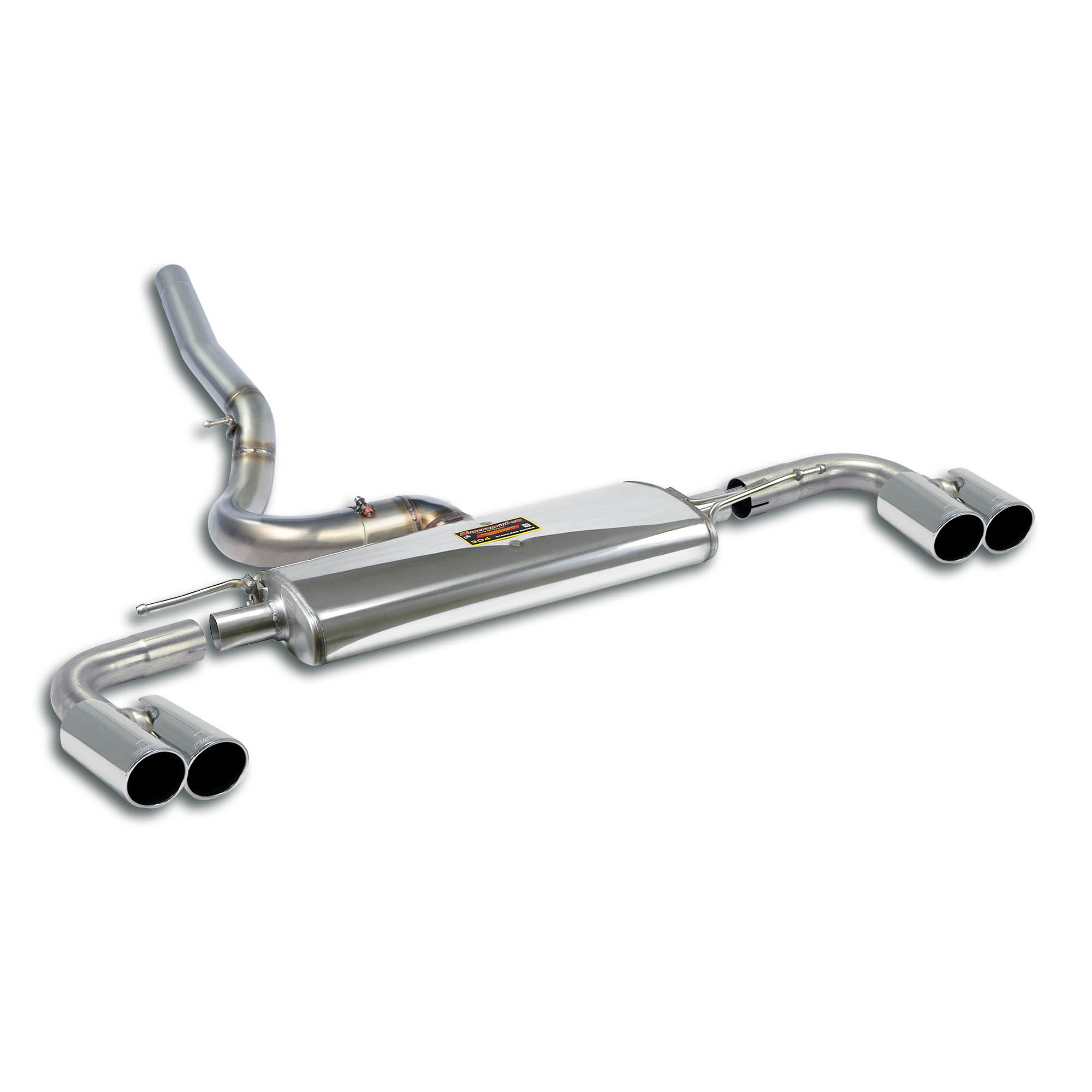 Rear exhaust Right OO90 - Left OO90 