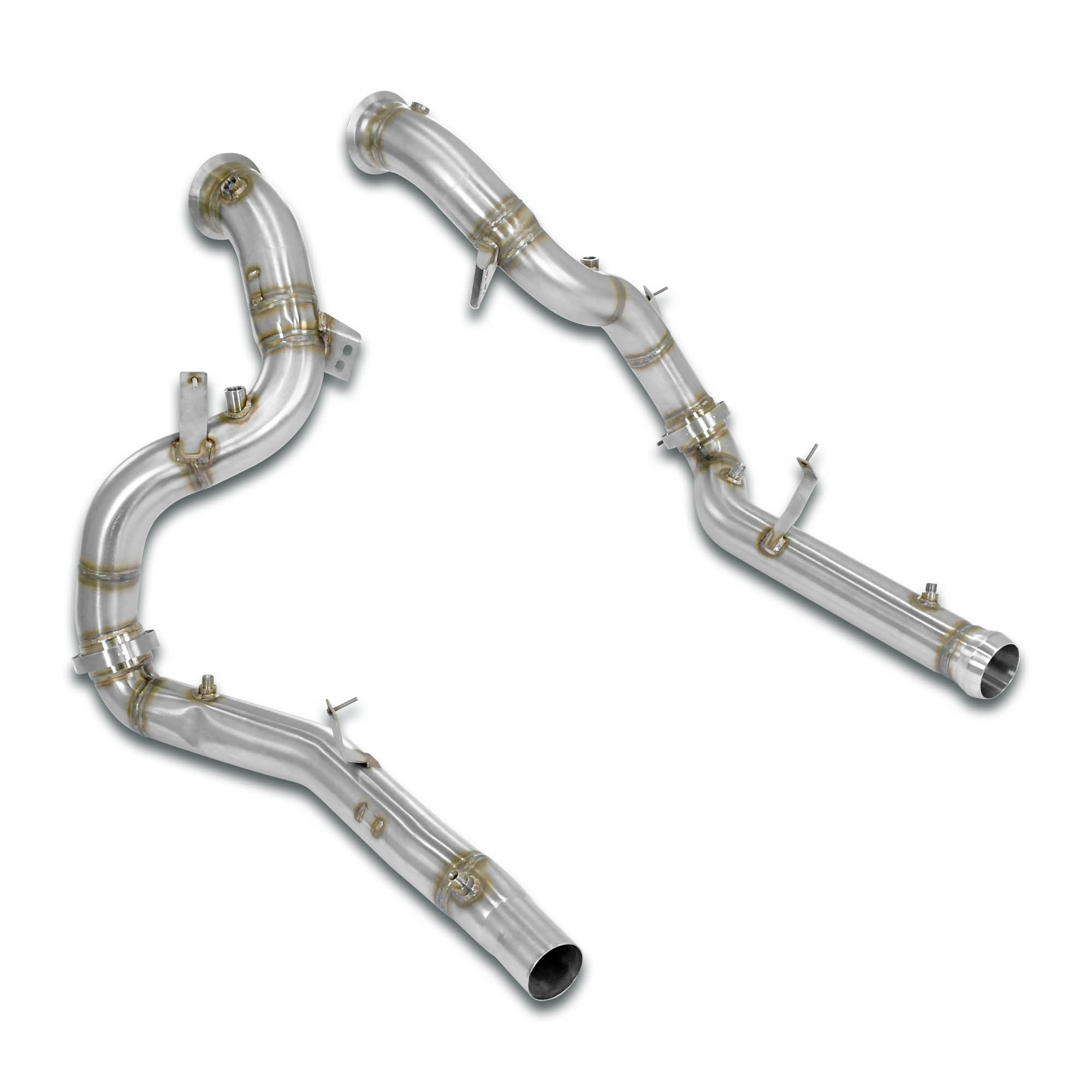 Downpipe kit Right + Left Deletes the primary and the secondary catalytics + GPF  