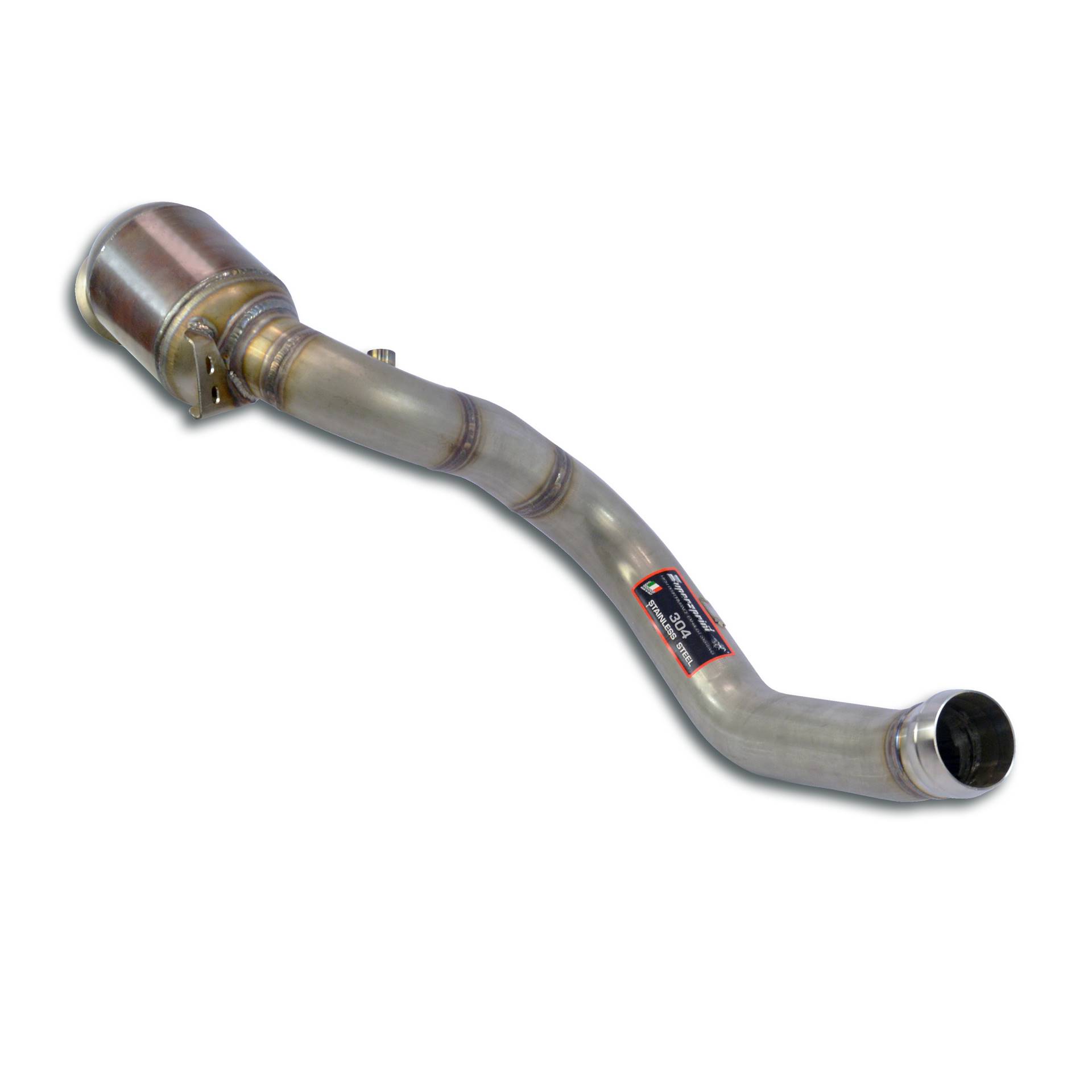 Downpipe Destro + pre-catalizzatore metallico Elimina catalizzatore secondario + GPF 