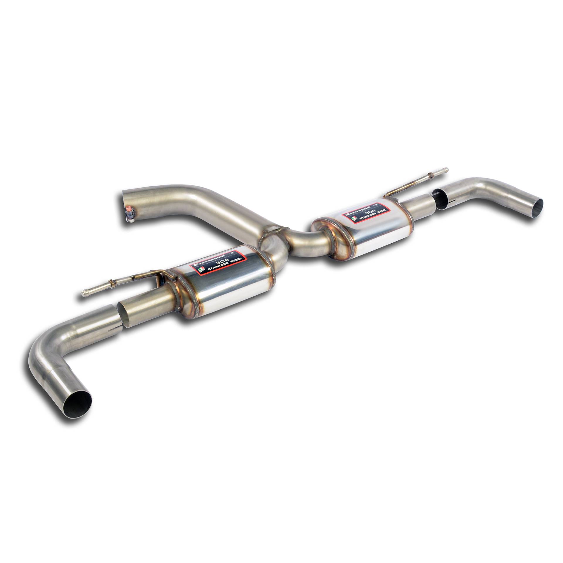 Rear exhaust Racing right - left