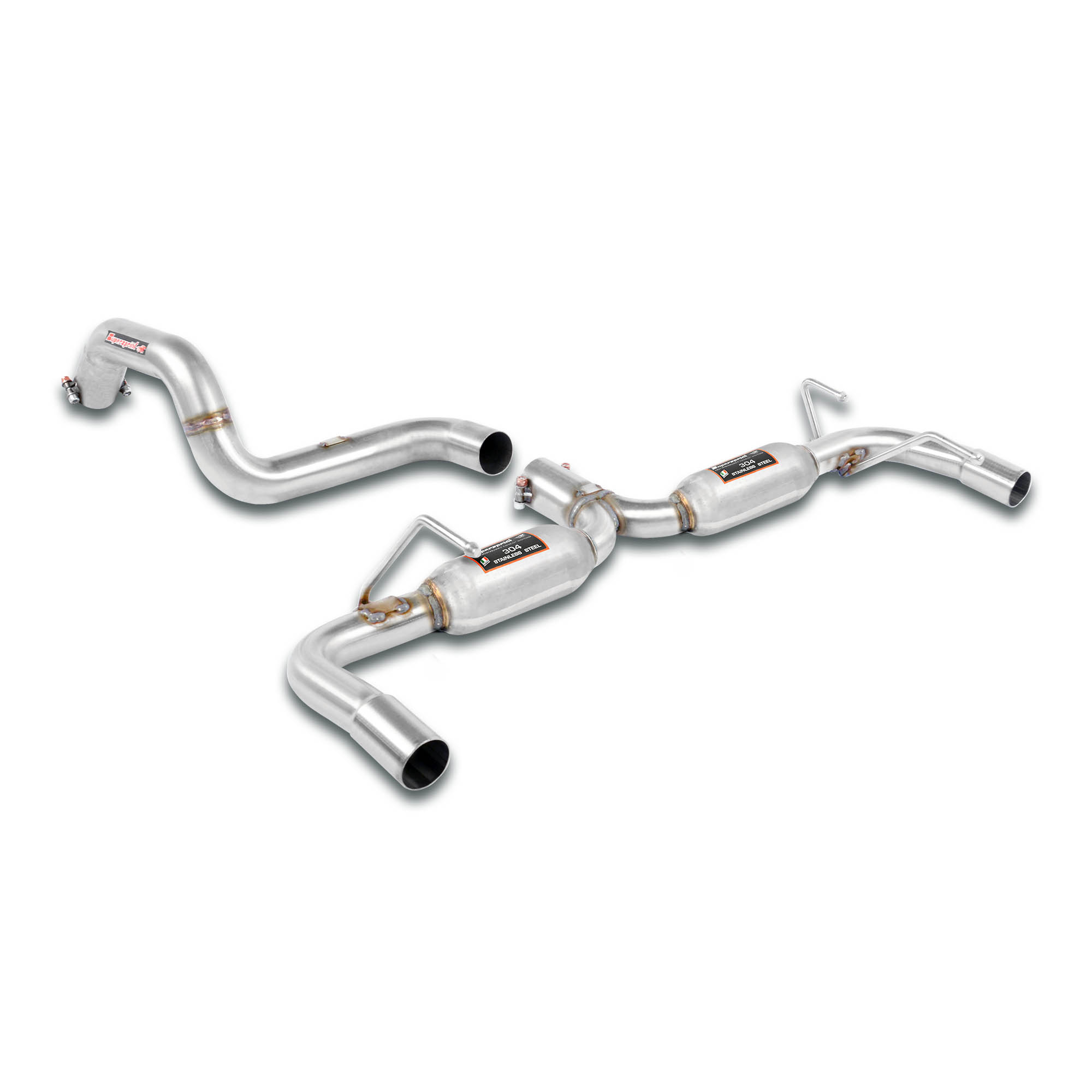 Rear exhaust Right - Left Racing