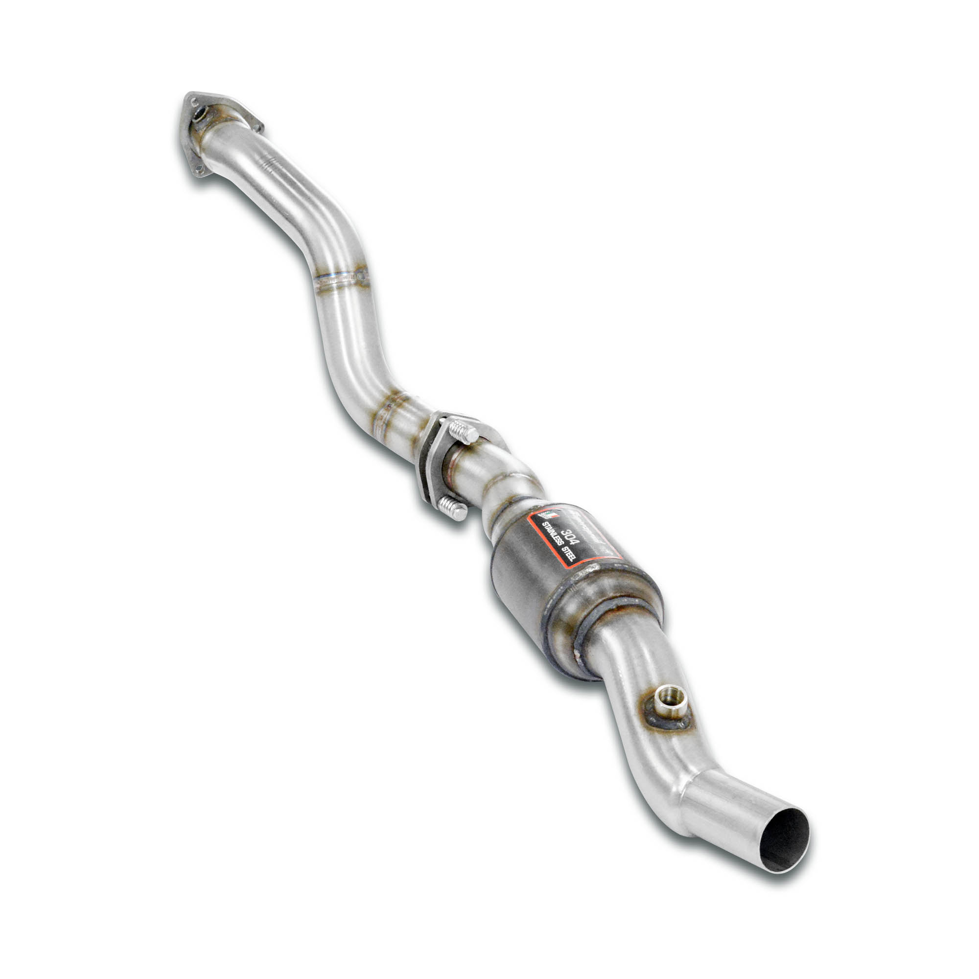 Downpipe destro + Catalizzatore metallico 