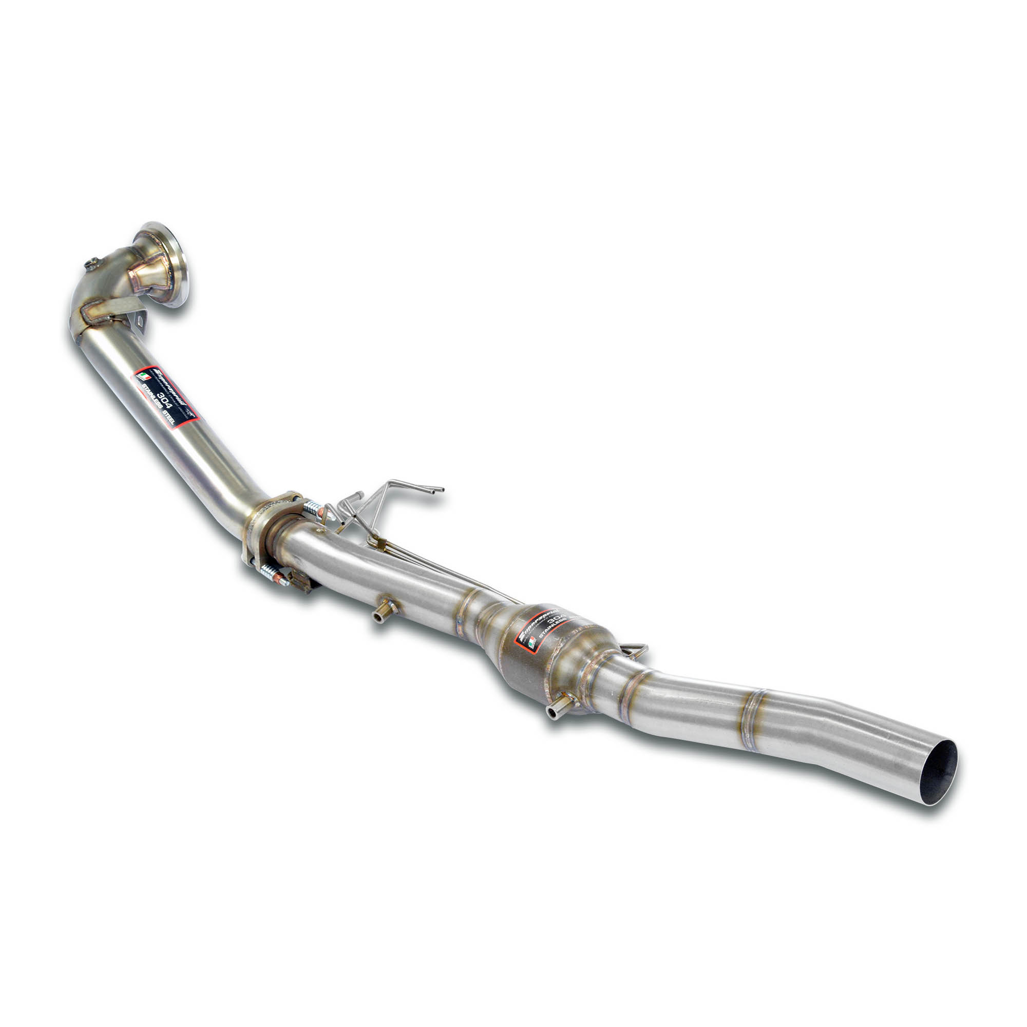Turbo downpipe kit with Metallic catalytic (Deletes GPF)