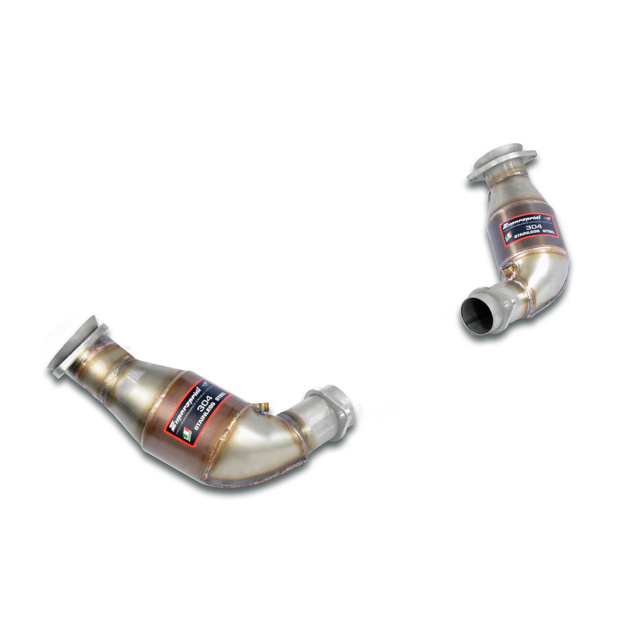 Metallic catalytic converter Right - Left 100CPSI WRC