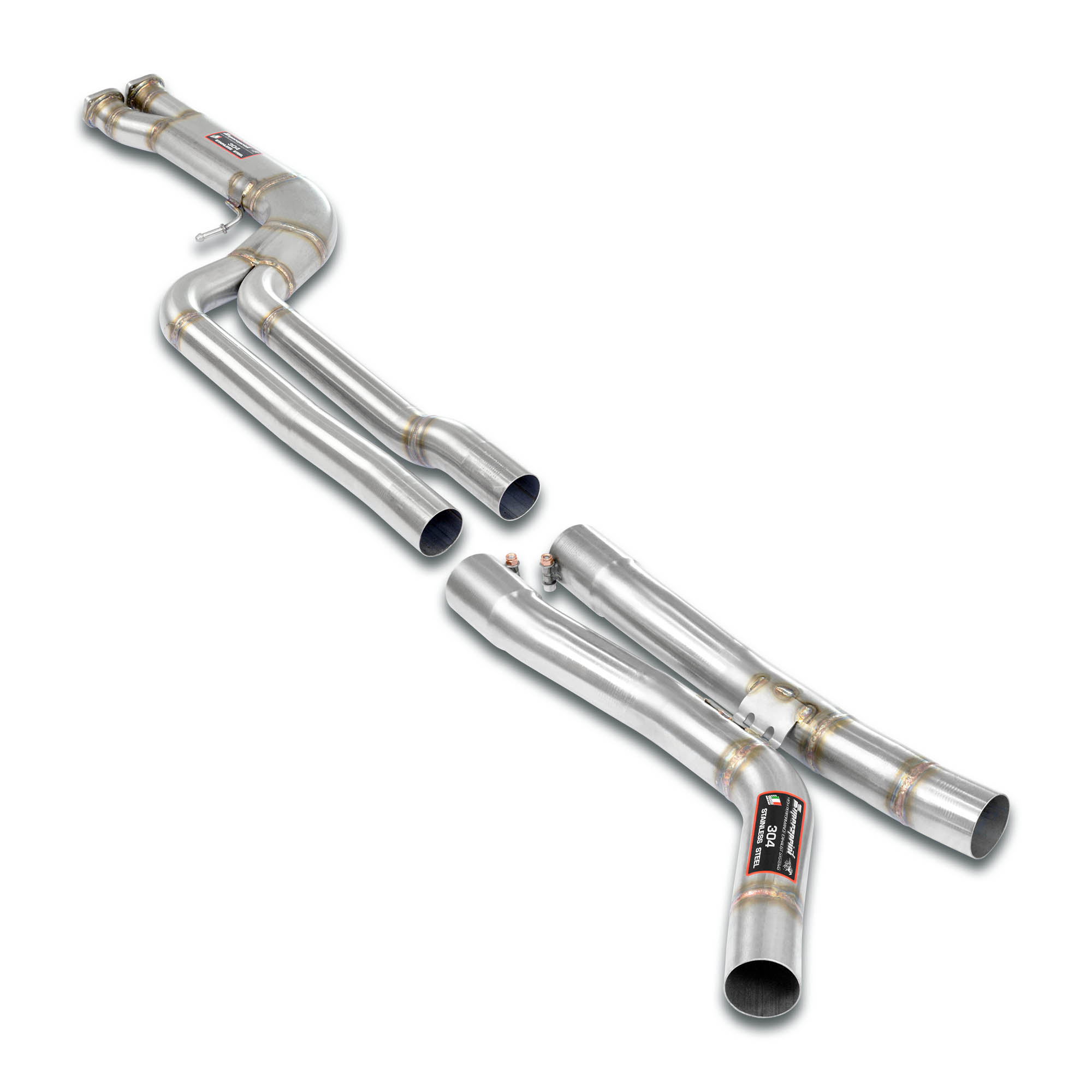 J-Pipe Sound Plus Kit (Tieferer, sonorer Sound, kein krächzendes Rasseln) (The Stock primary catalytics + rear muffler are mantained)