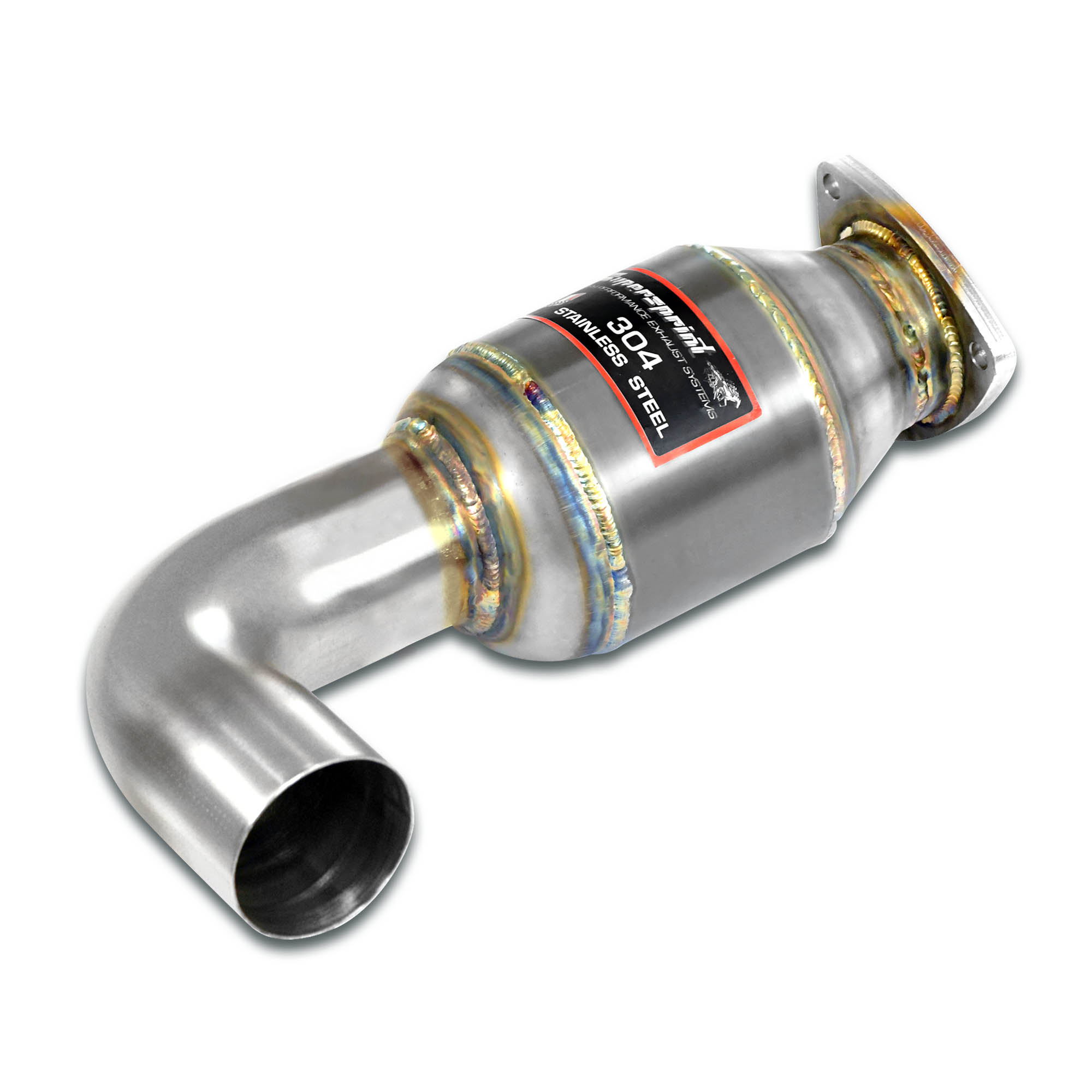 Front exhaust with metallic catalytic (Replaces secondary catalytic)