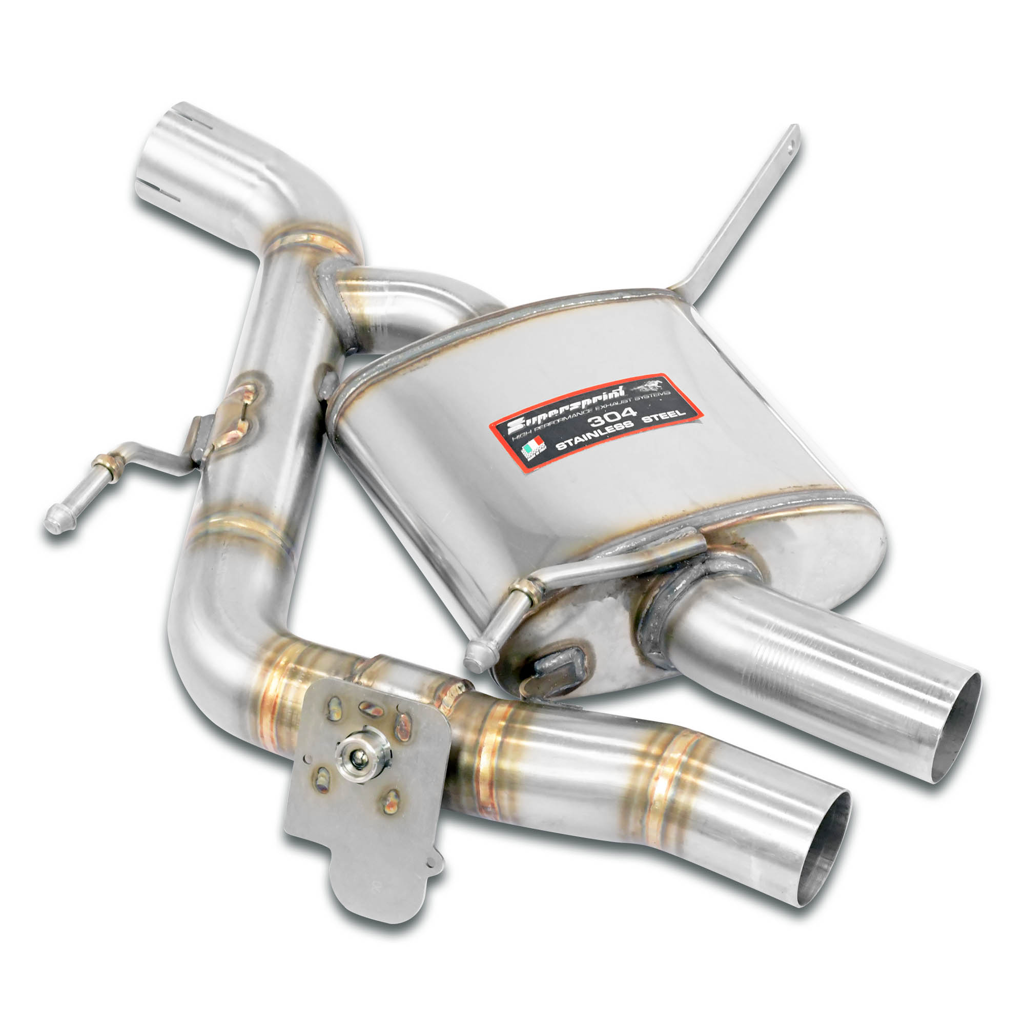 Endschalldämpfer Race Links mit Klappe (Electric) 