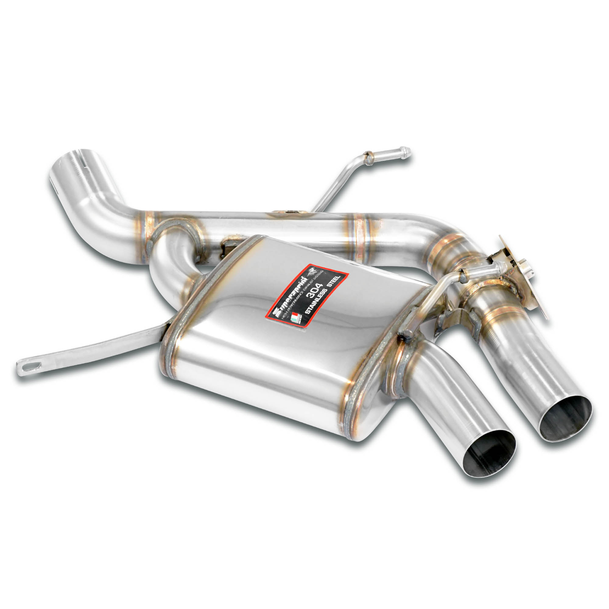 Rear exhaust Race Right with valve (Electric)  