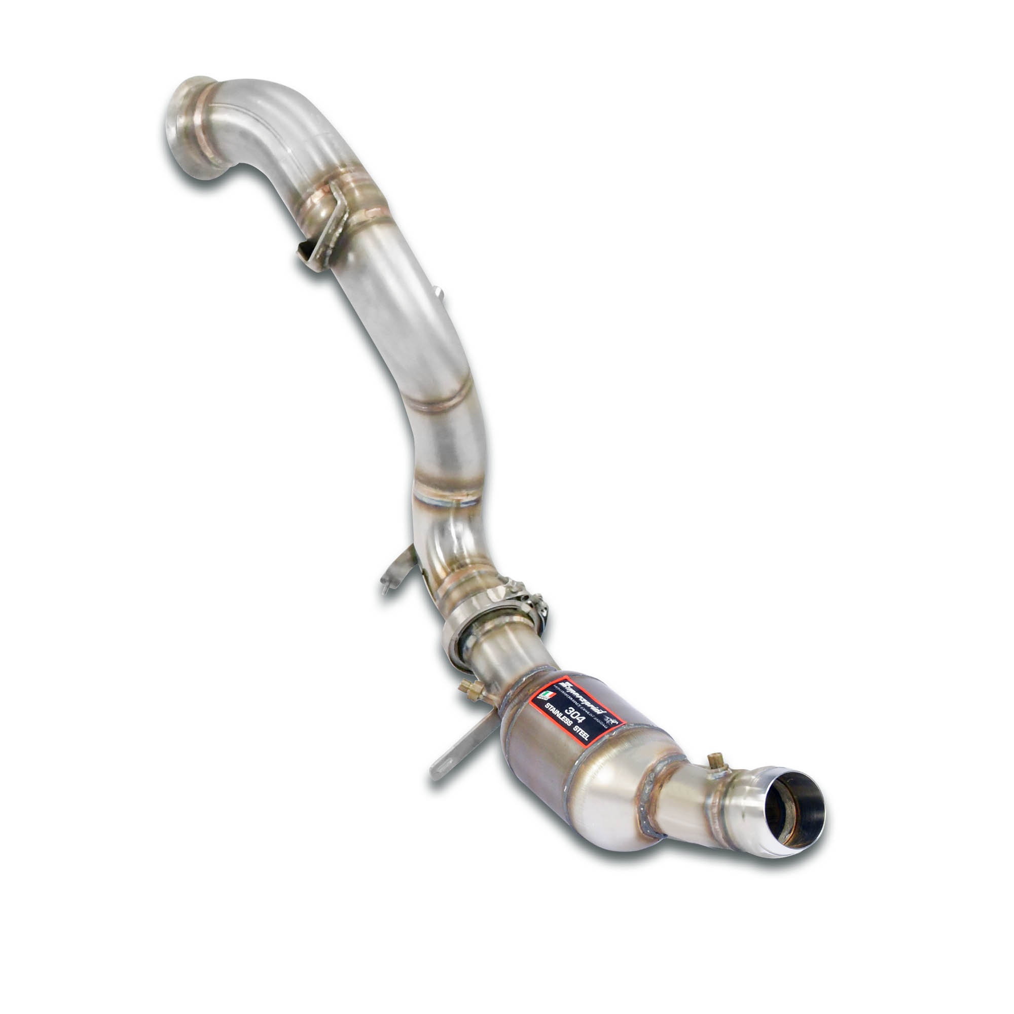 Downpipe Right + Metallic catalytic 100CPSI WRC Deletes the primary catalytic + GPF