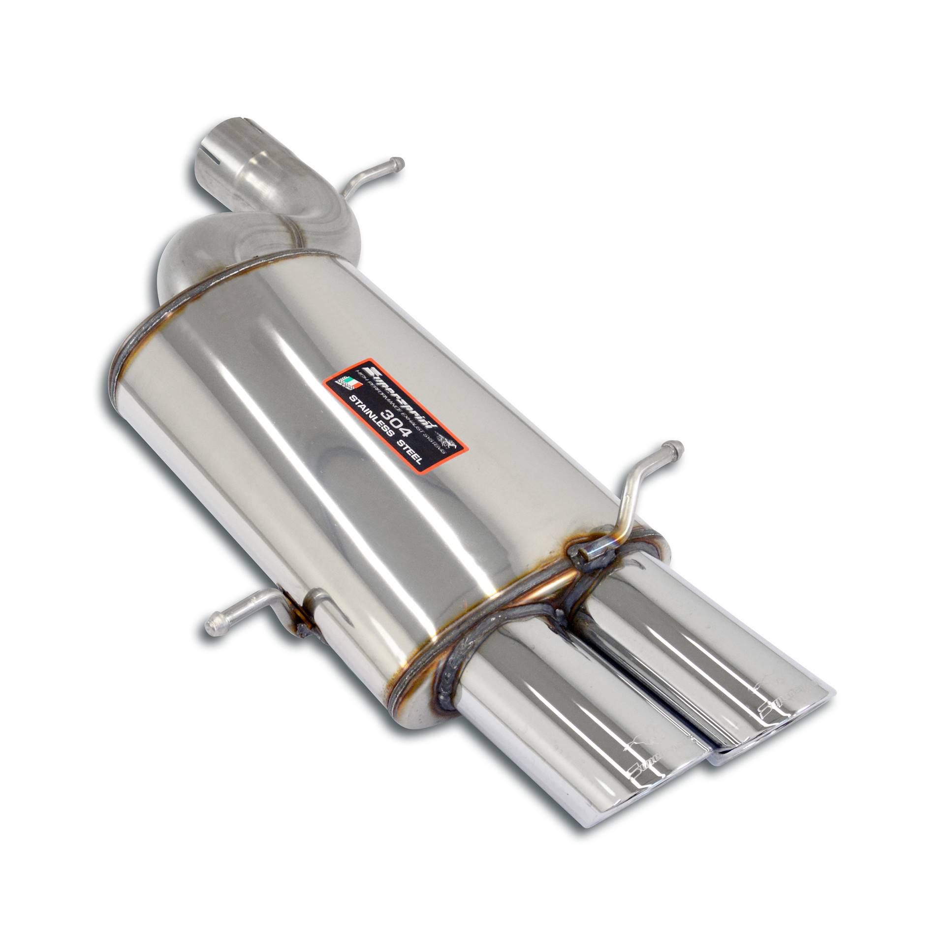 Rear exhaust 100 x 75 RS Look 