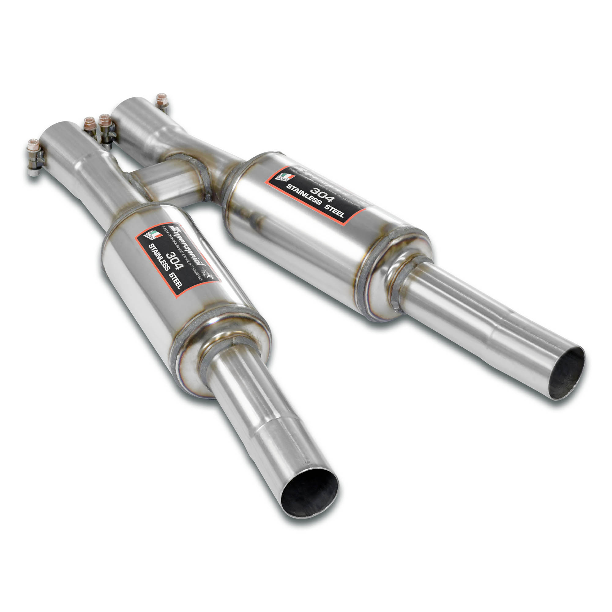 H-Pipe + Mittelschalldämpfer