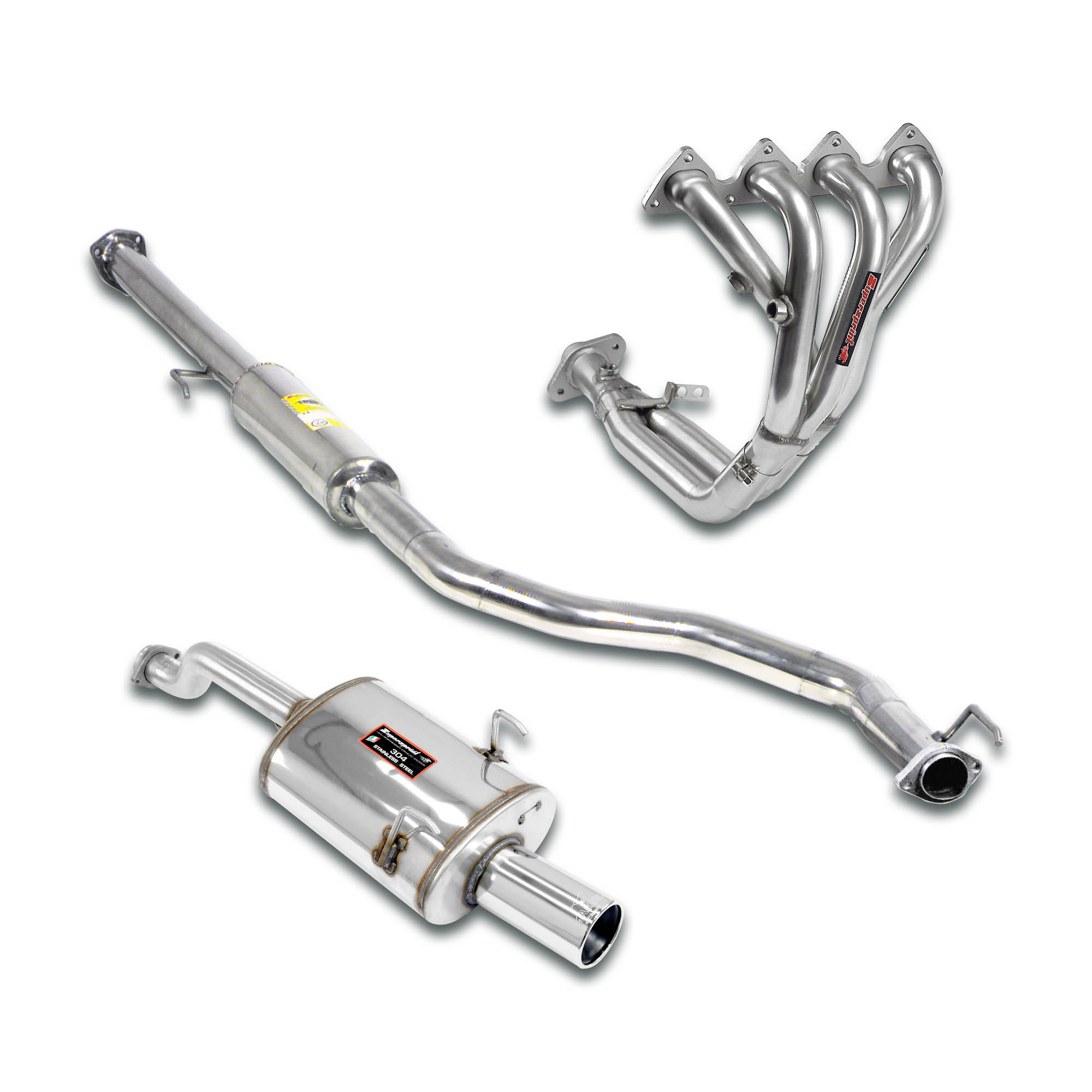 Race package Ø60, fits with the OEM catalytic converter