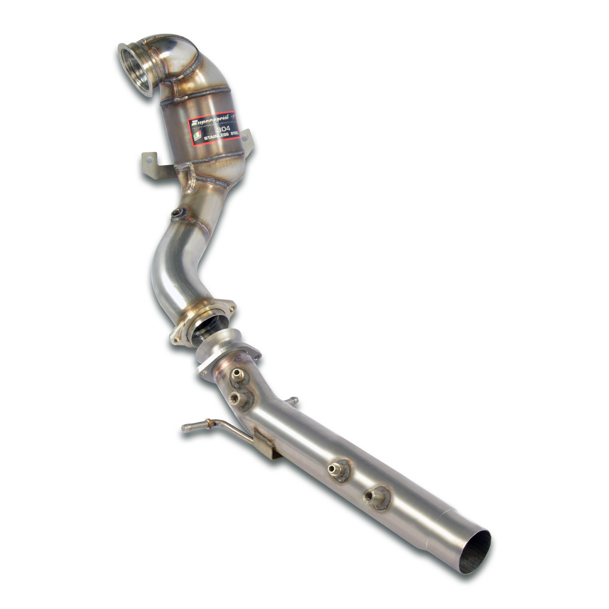 Turbo downpipe kit mit Sport Metallkatalysator WRC 100 CPSI