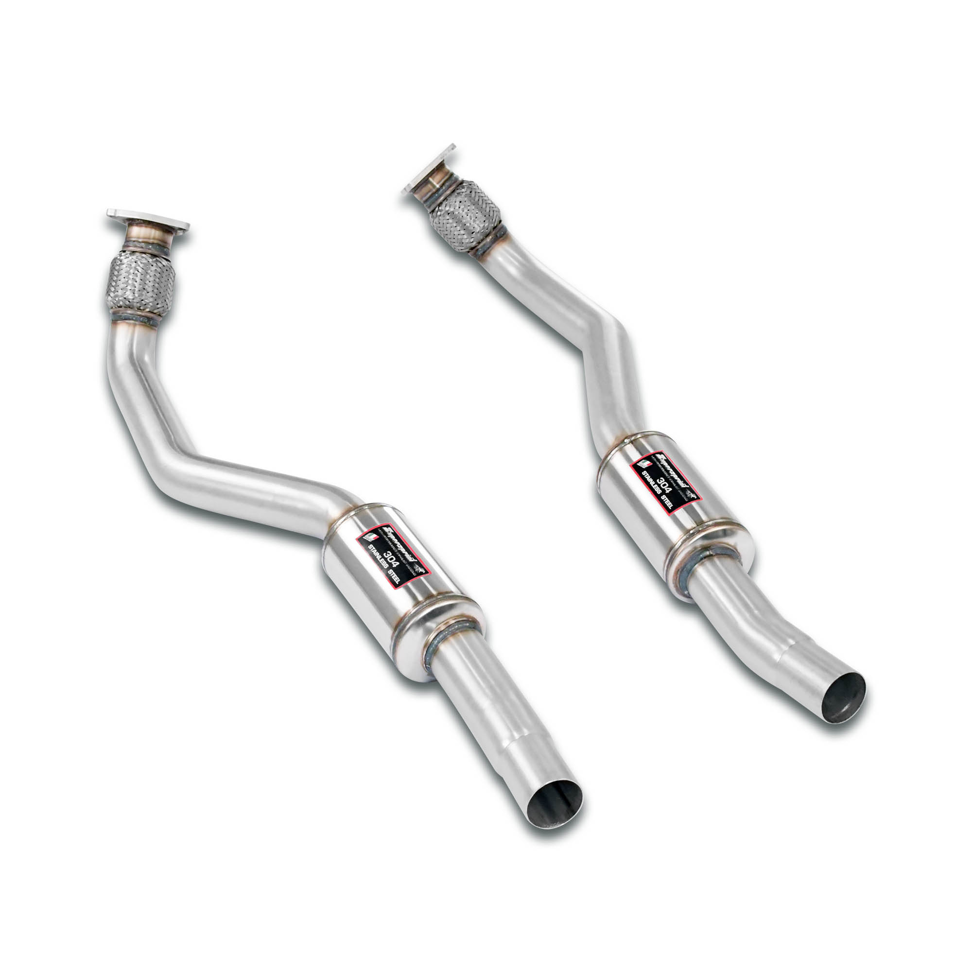 Front exhaust kit right + left