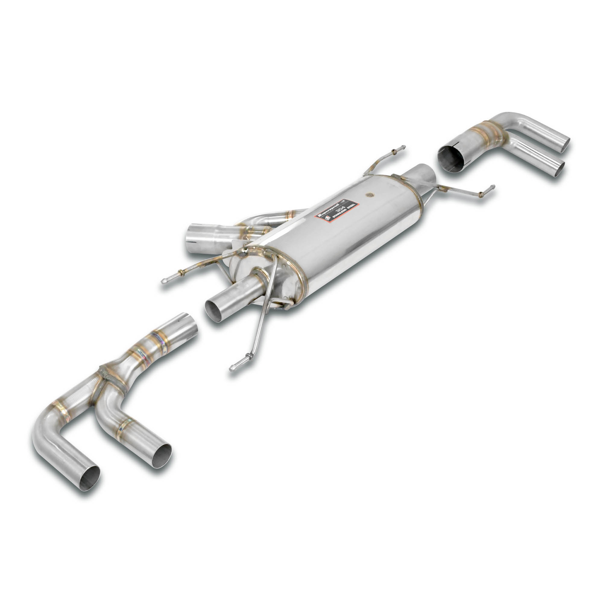 Rear exhaust with valve