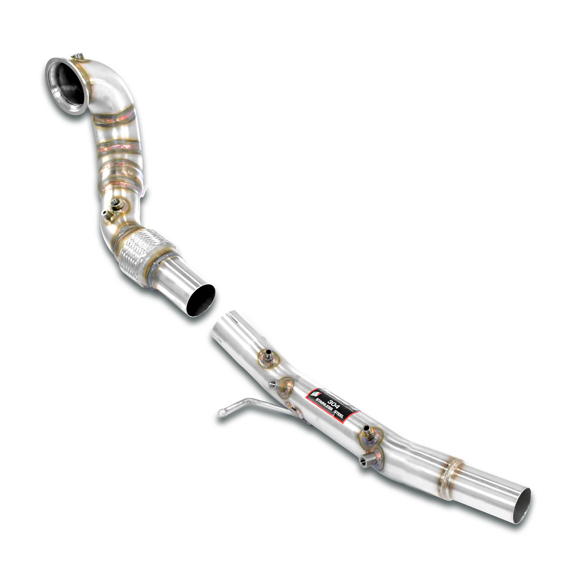 Turbo downpipe kit (Replaces catalytic converter - Deletes GPF)
