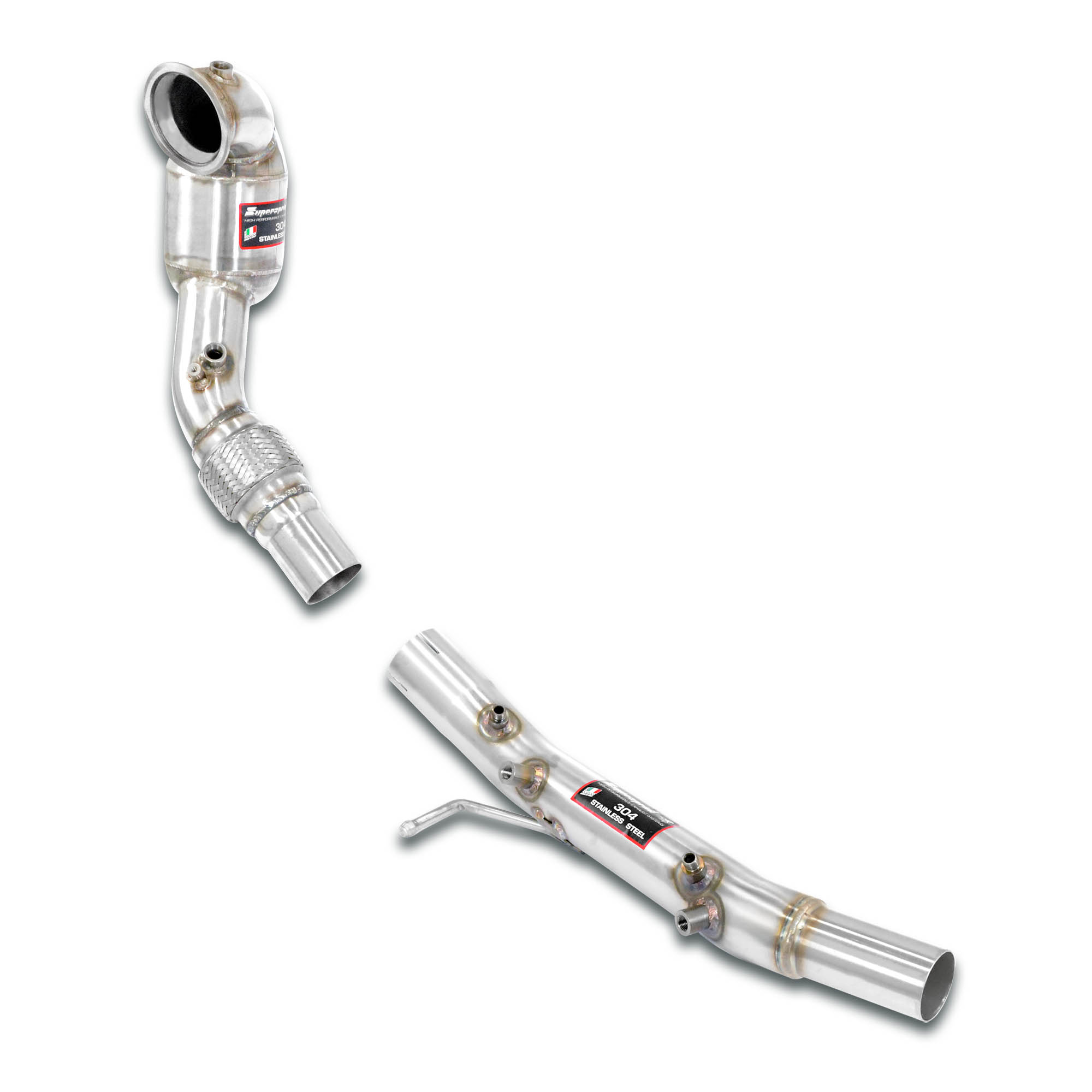 Turbo downpipe kit + Metallic catalytic converter 200 CPSI (Deletes GPF) - copy