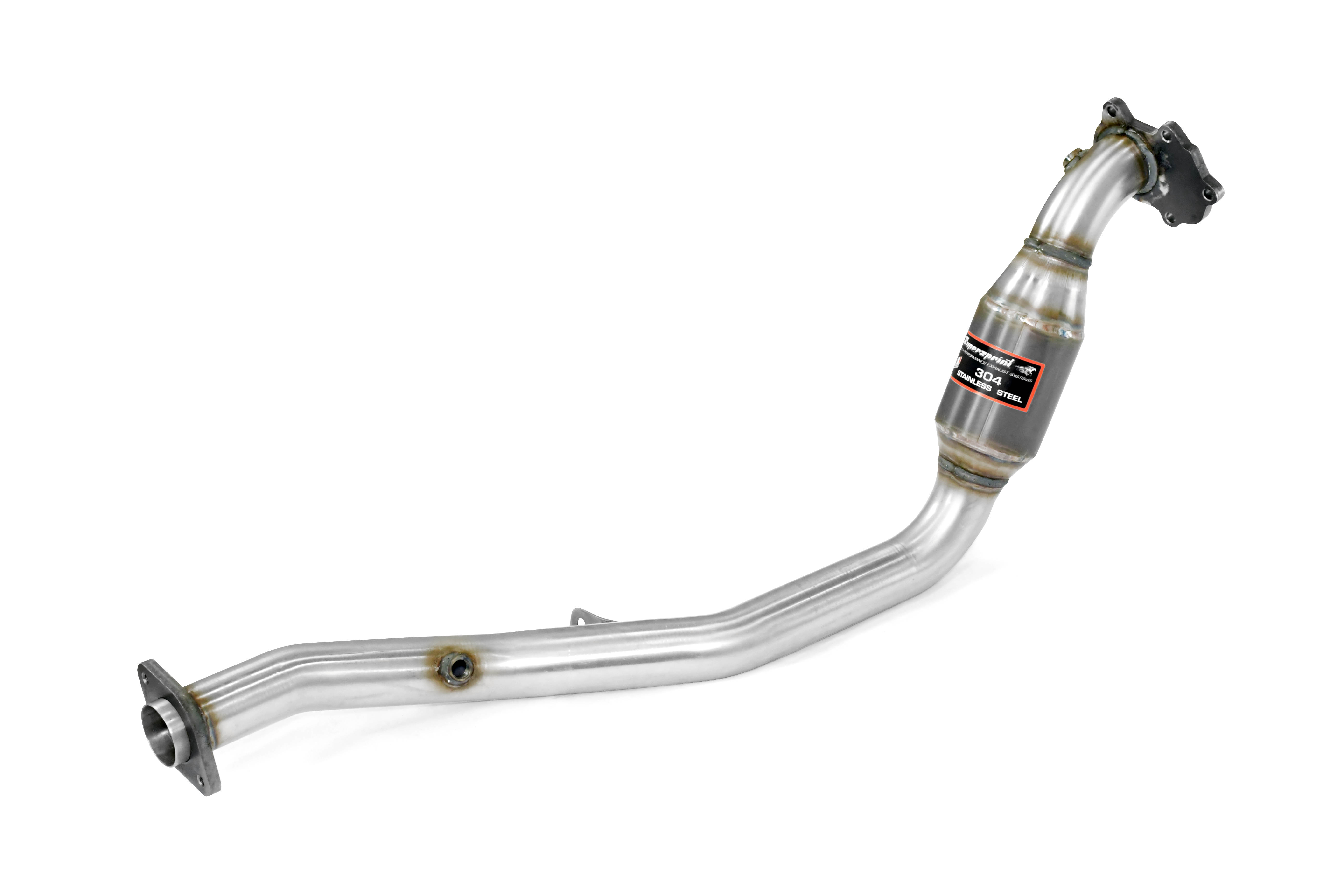 Pipe Kit for turbo charger with metallic catalytic converter