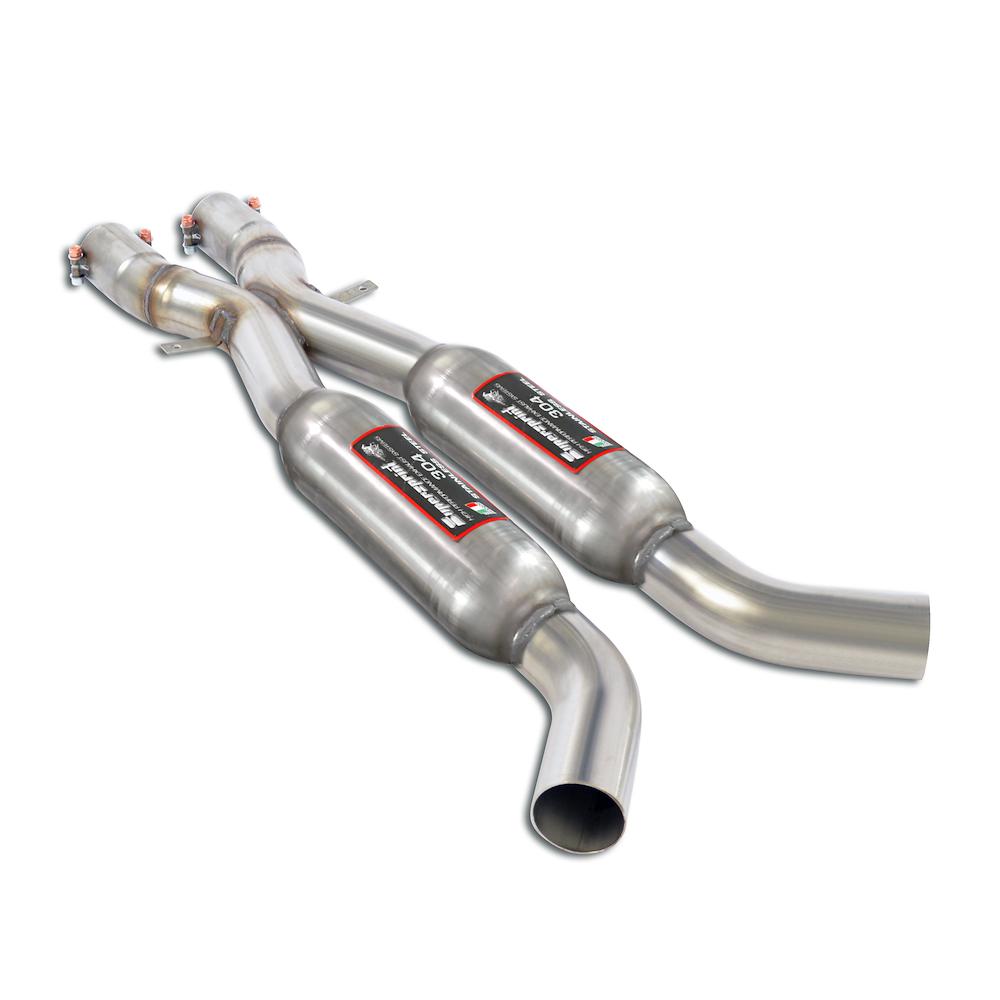 "X-Pipe" + Silenziatore centrale destro - sinistro