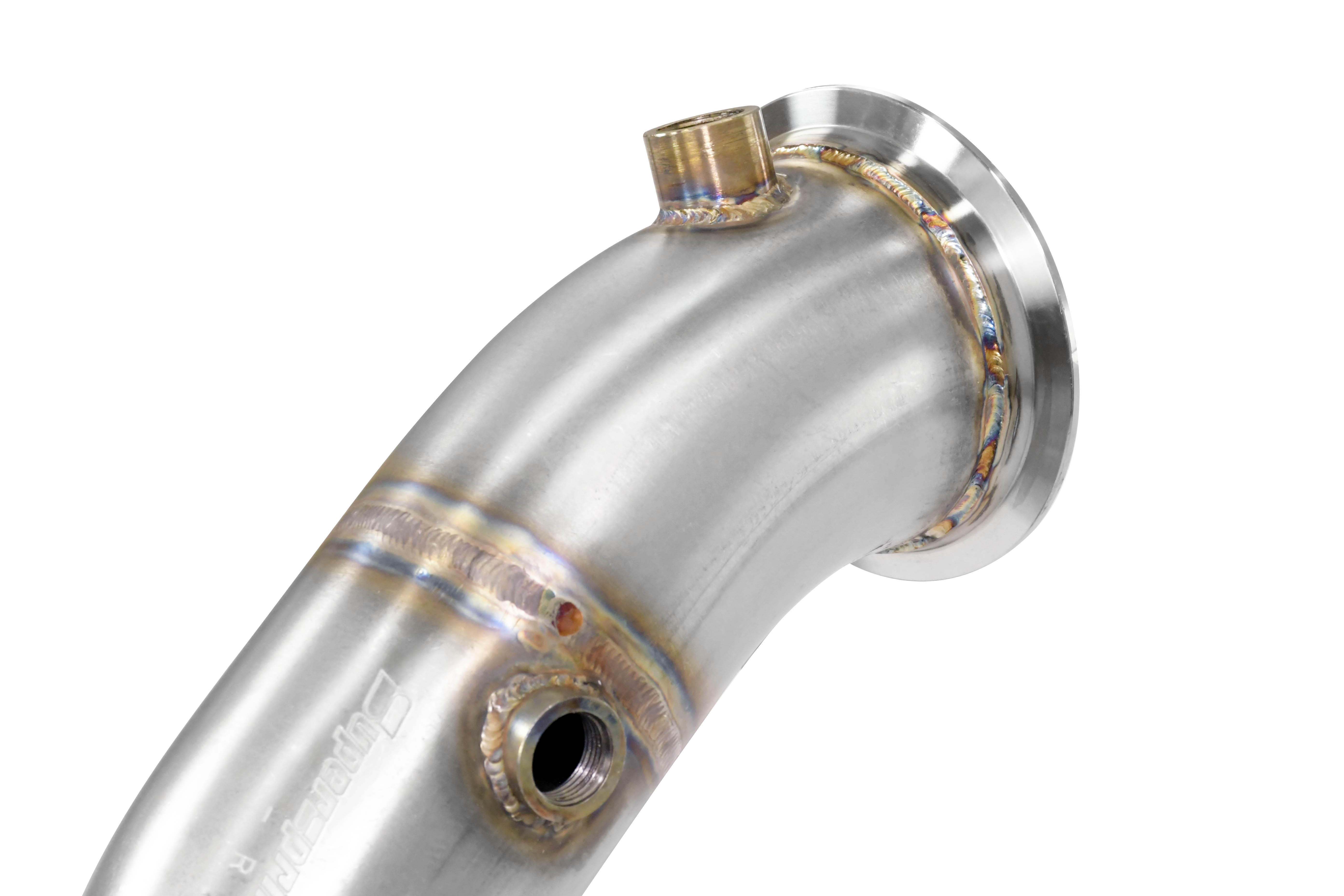 Turbo downpipe kit Right - Left  (Replaces catalytic converter)
