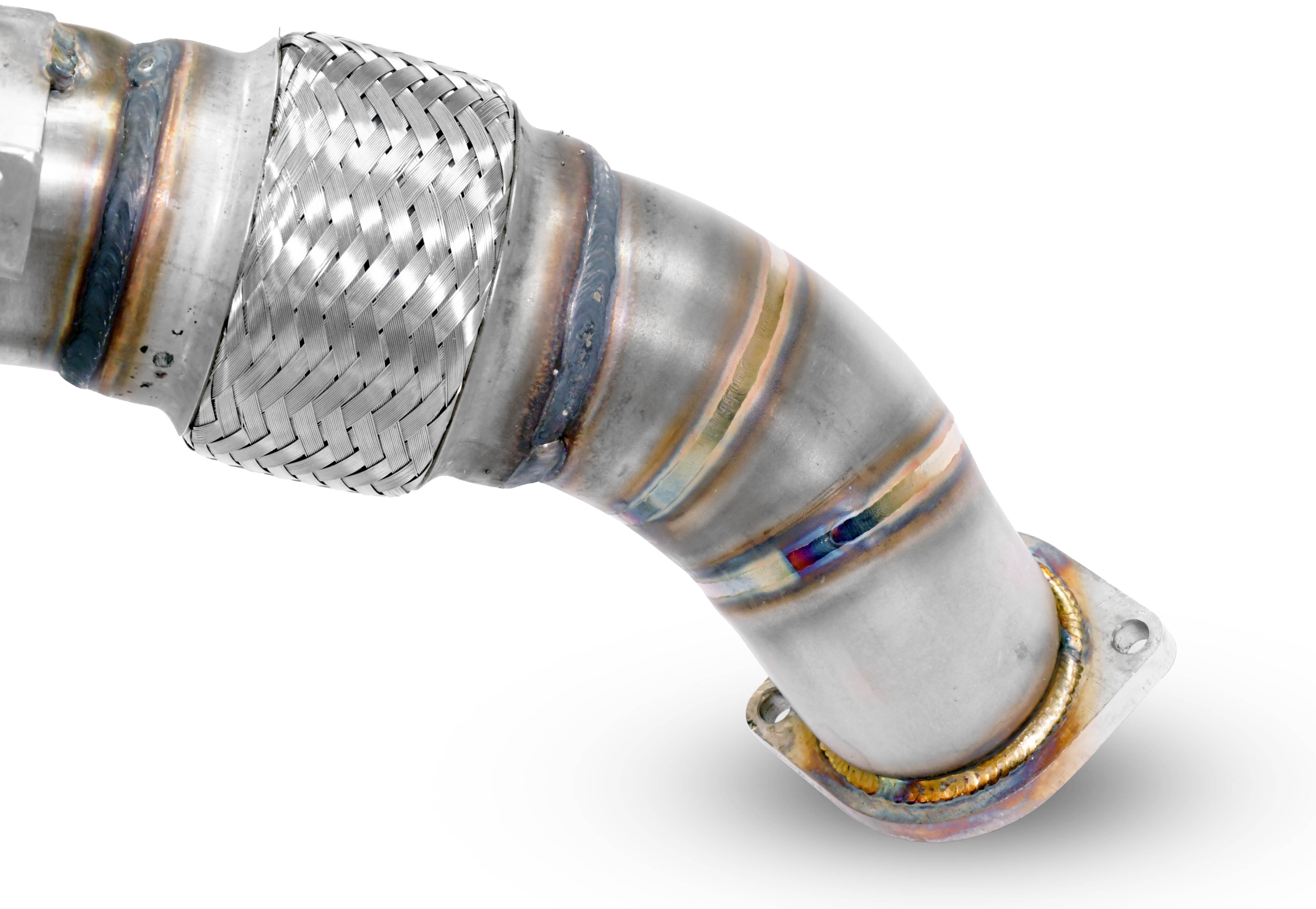 Turbo downpipe kit Right - Left  (Replaces catalytic converter)