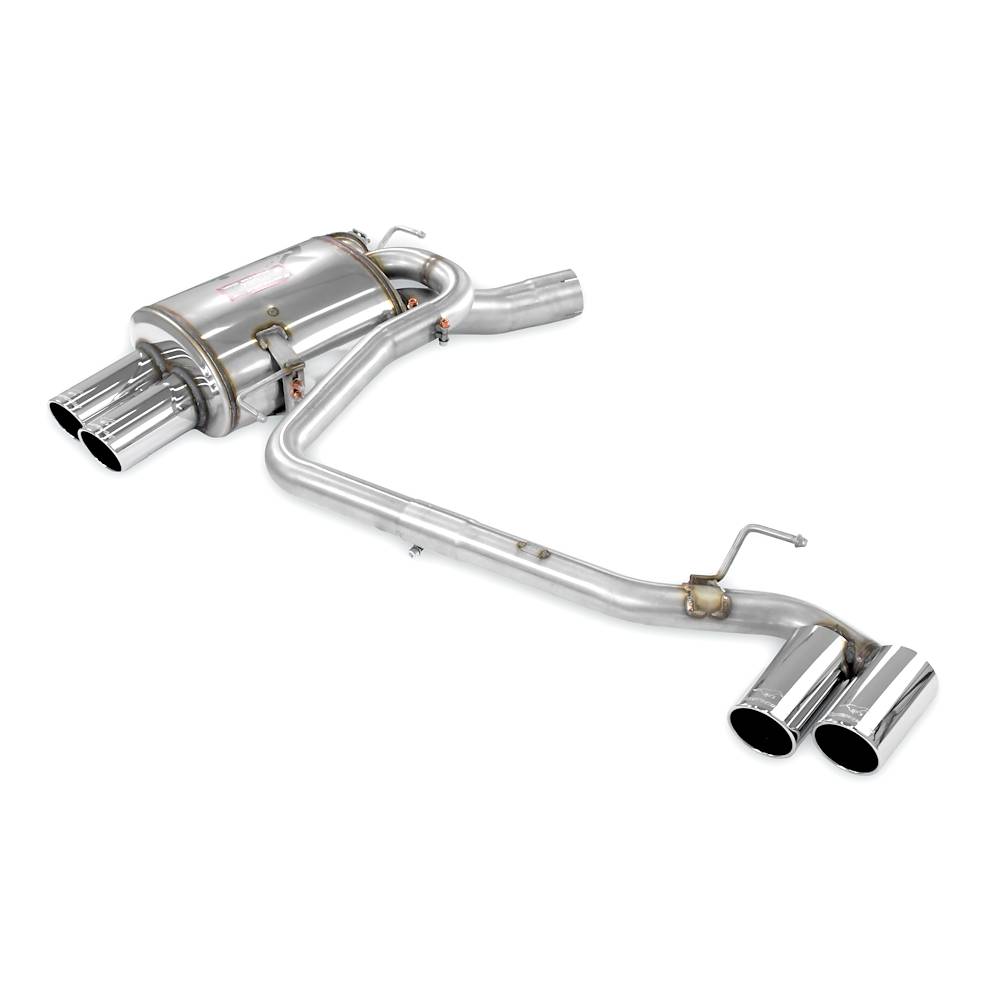 Endschalldämpfer “Power Loop”  Rechts OO 80 + Links OO 80