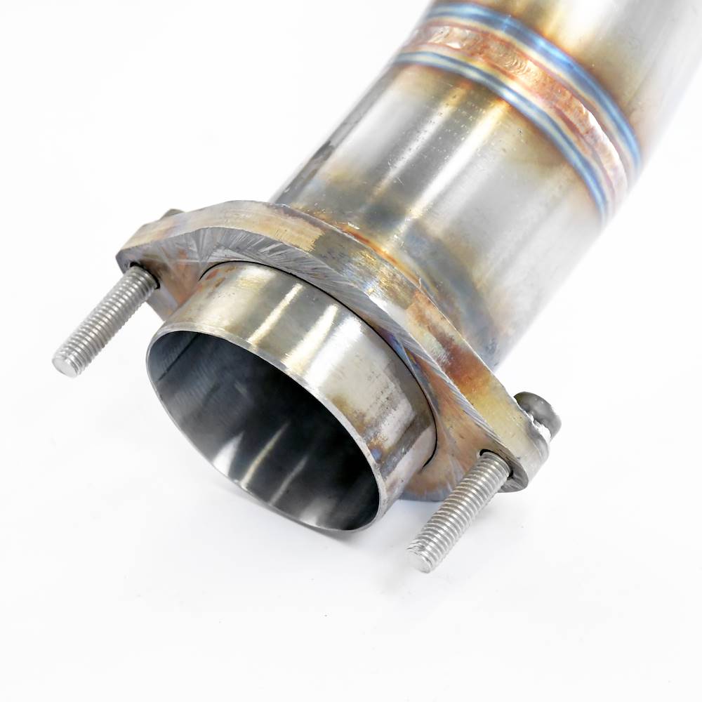 Turbo downpipe kit Right - Left  (Replaces catalytic converter)