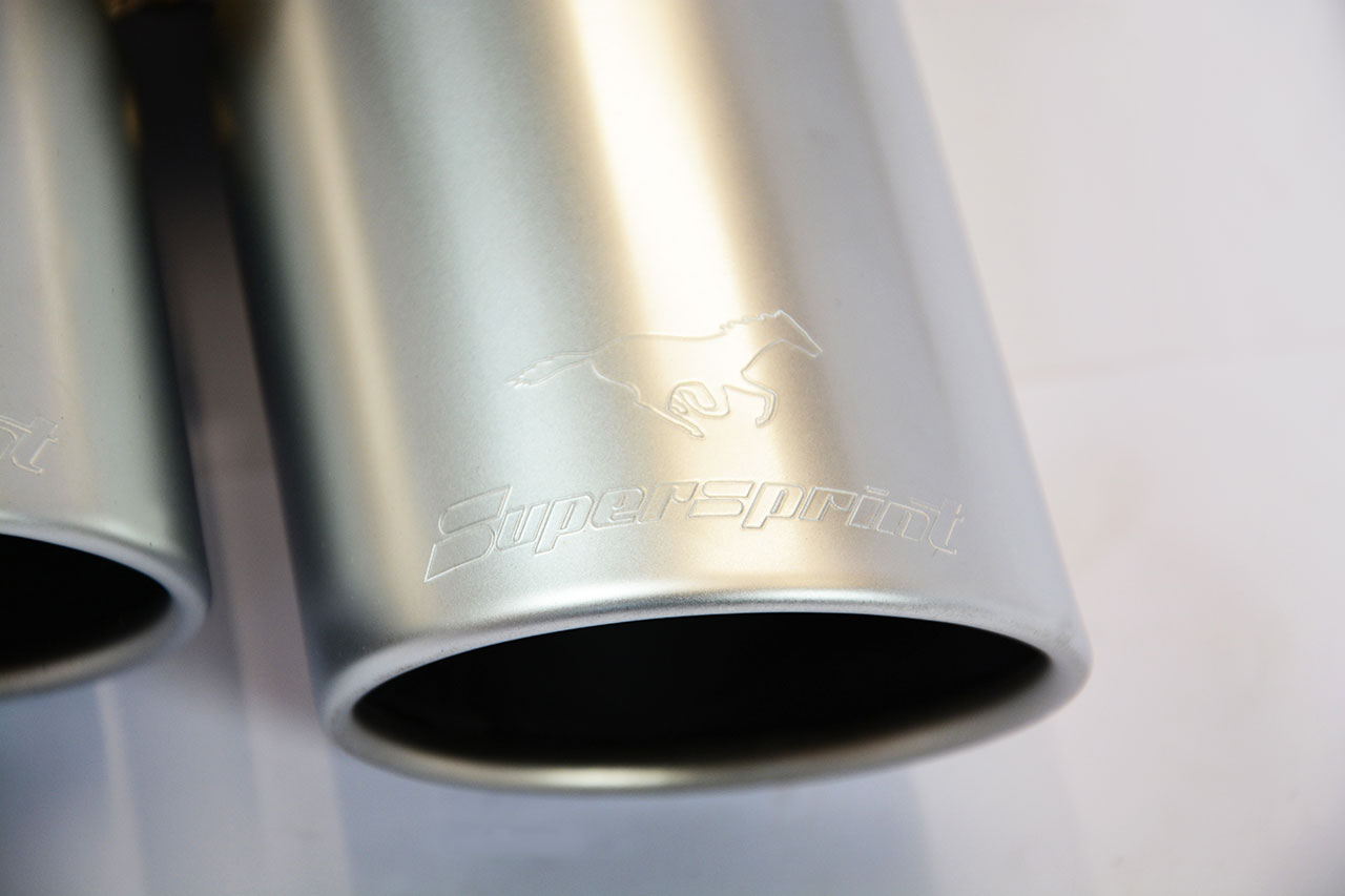 Endpipe kit Satin Right OO90 - Left OO90