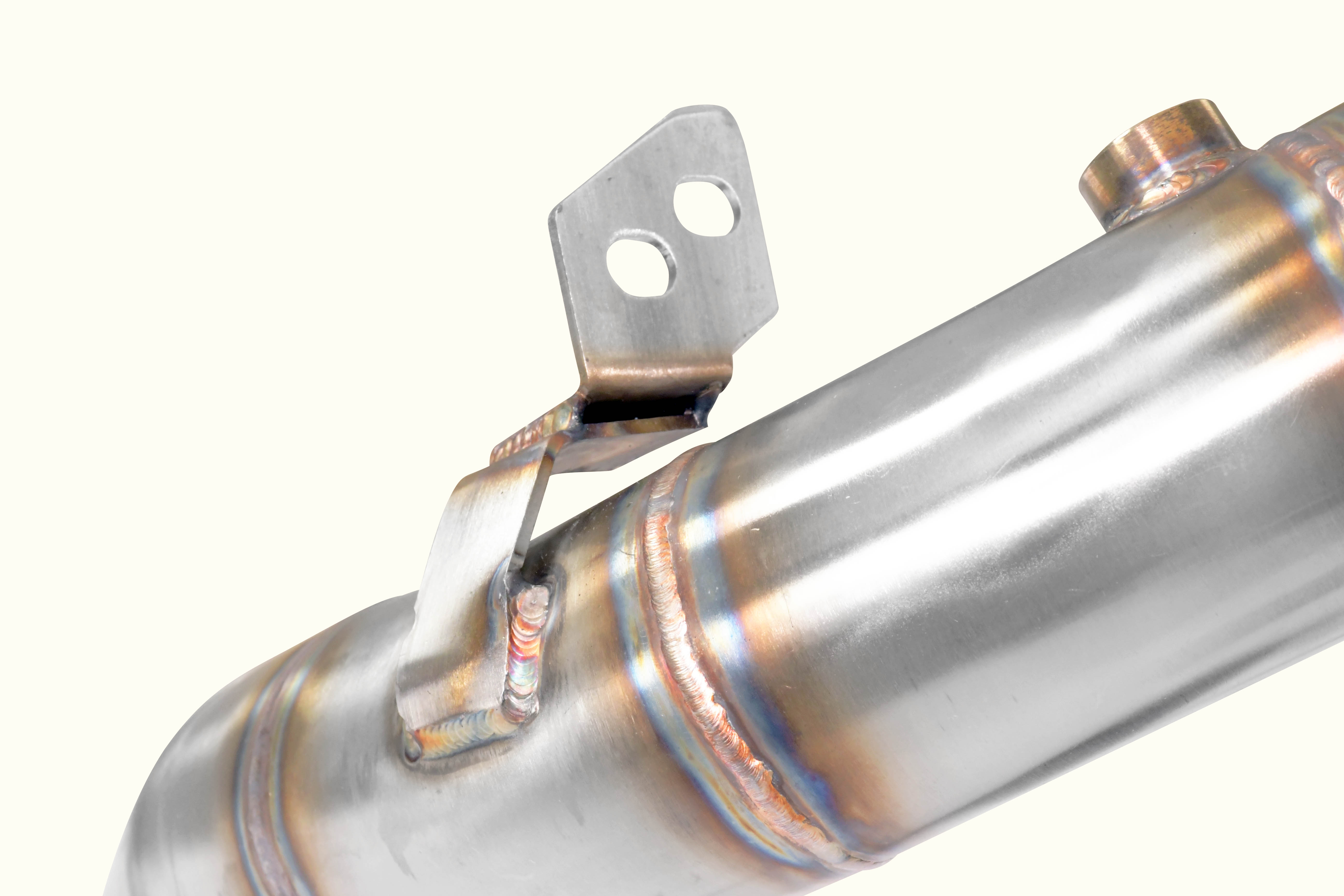 Turbo downpipe kit Right - Left  (Replaces catalytic converter)