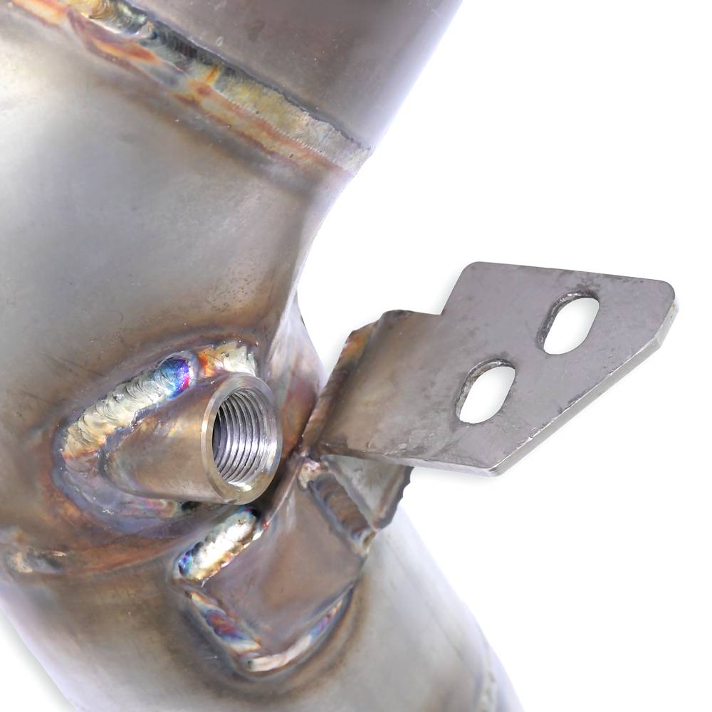 Turbo downpipe kit + Metallic catalytic converter Right