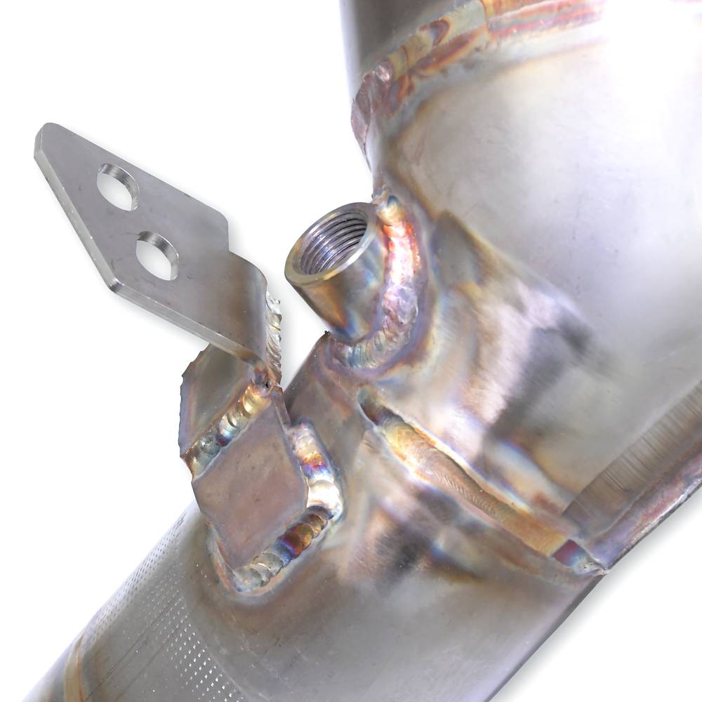 Turbo downpipe kit + Metallic catalytic converter Left