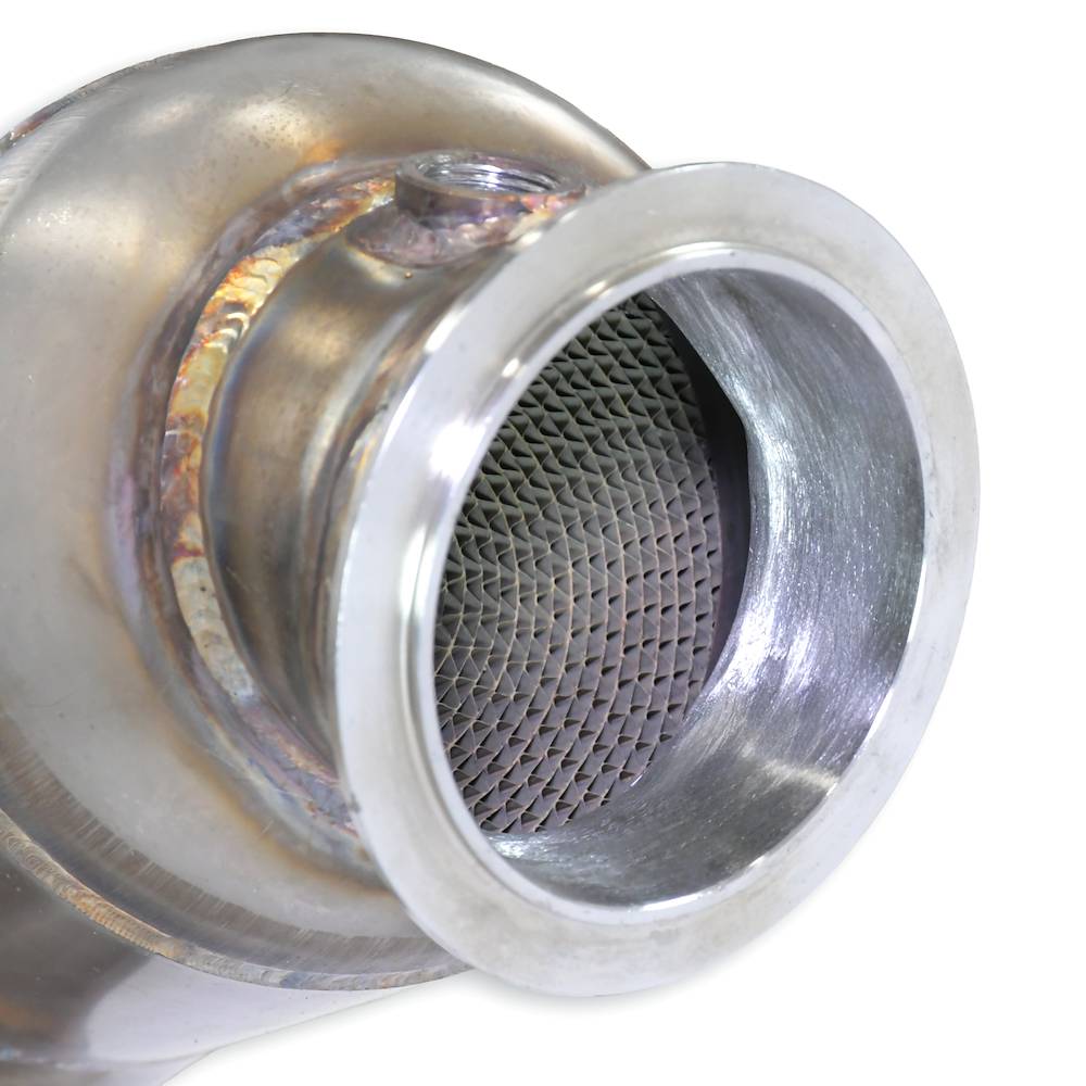 Turbo downpipe kit + Metallic catalytic converter Left