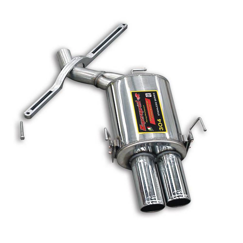 Rear exhaust Right OO90<br>(Race Tips)<br>Heavy duty chassis bar included