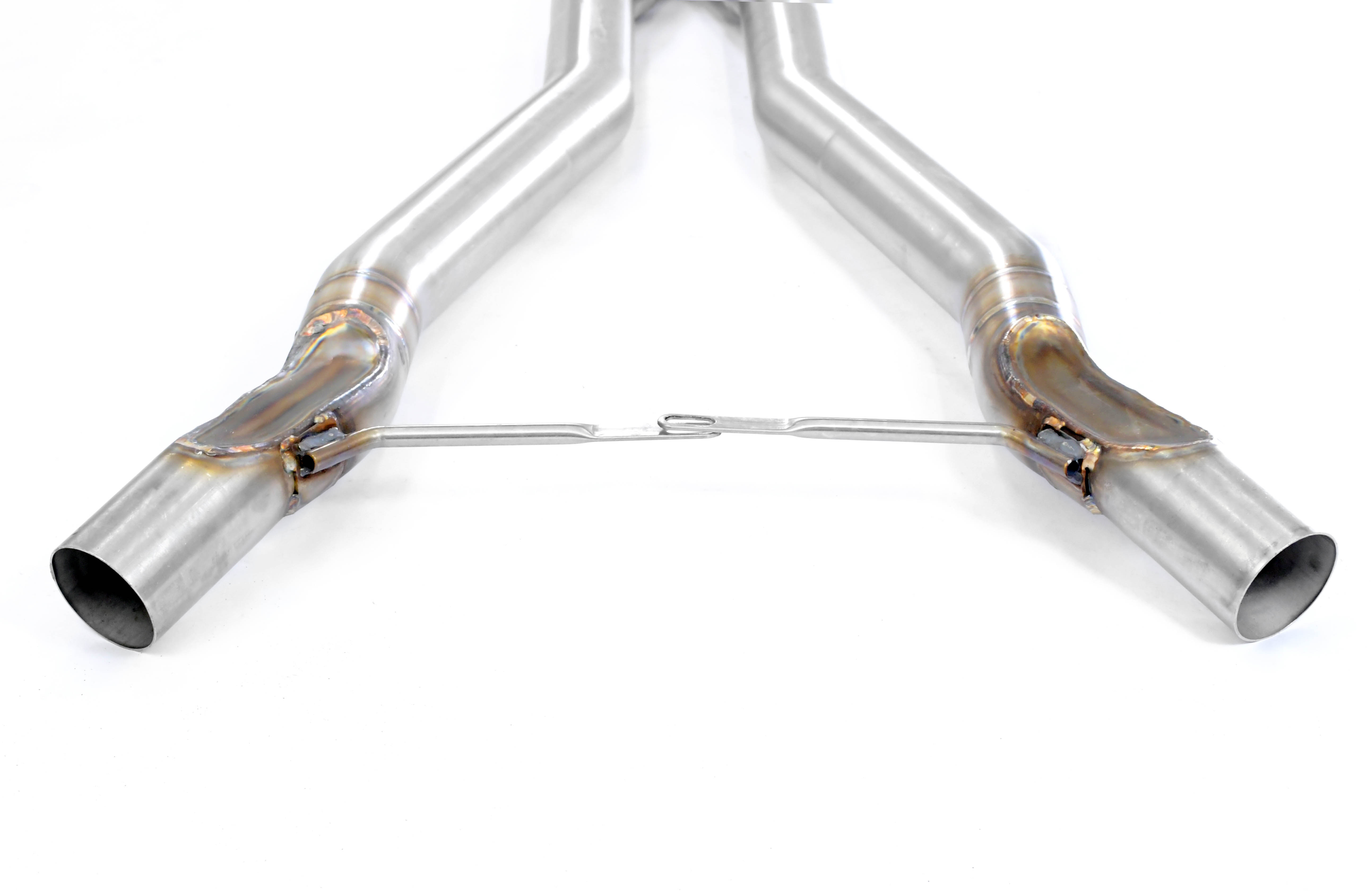 Mittelrohrsatz Rechts - Links + X-Pipe