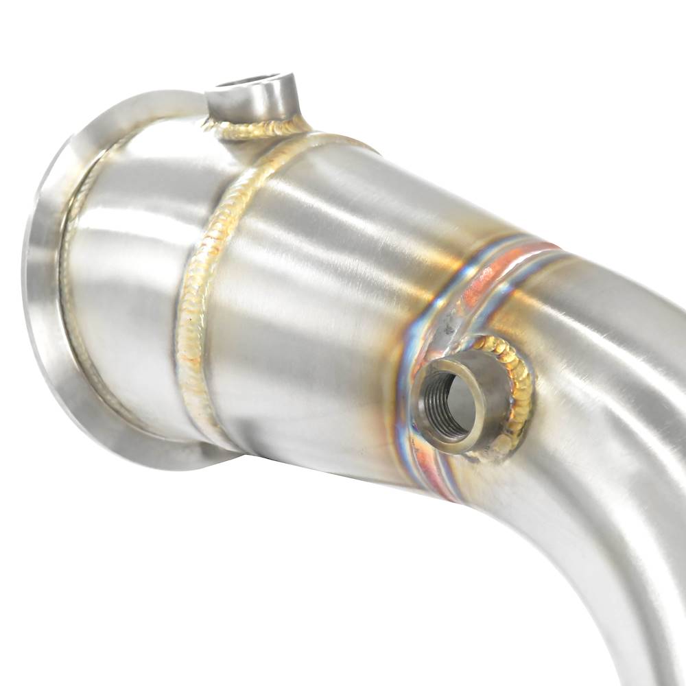 Turbo downpipe kit Right - Left  (Replaces catalytic converter) Accepts the stock Cat.-Back system