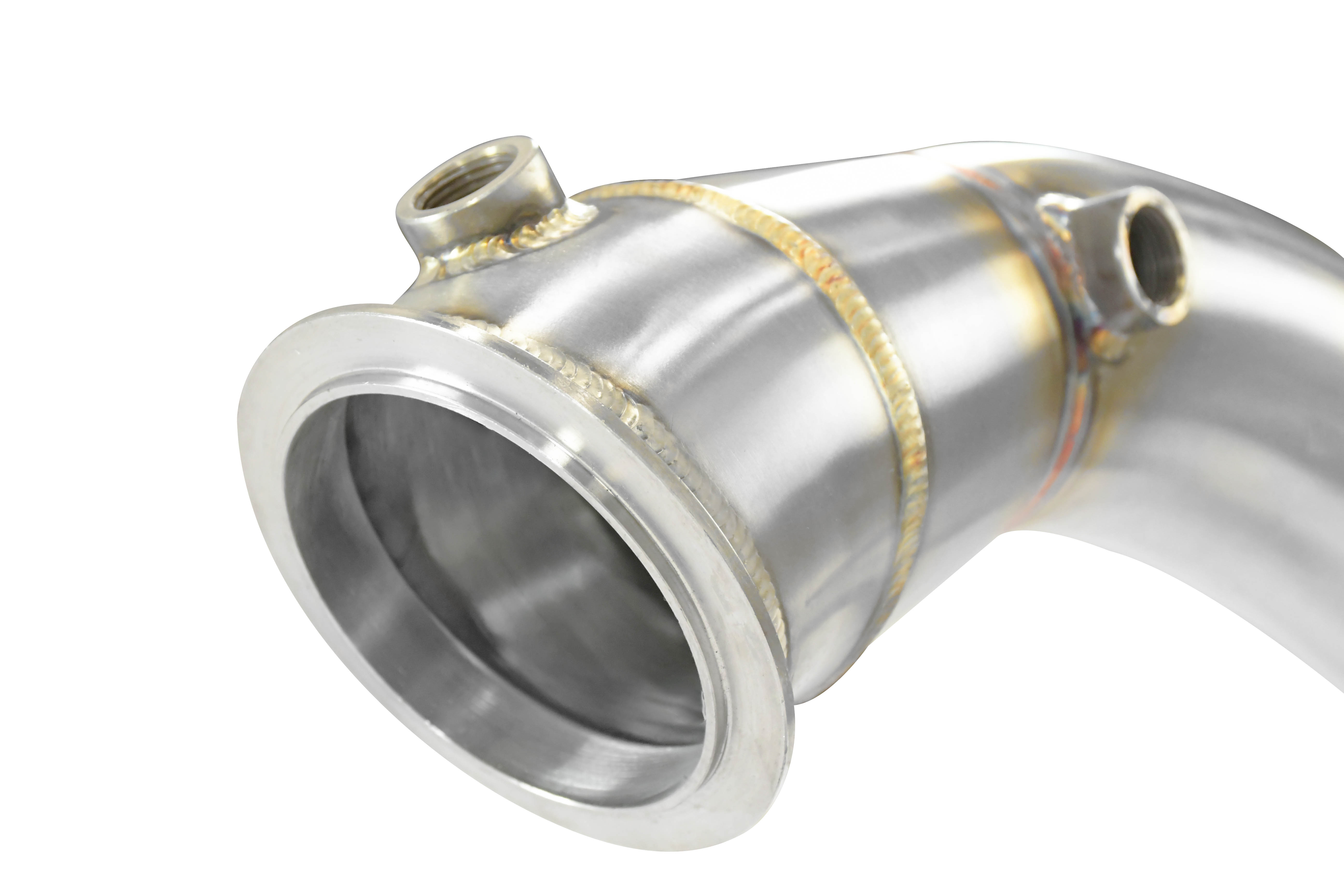 Kit tubi turbina Destro - Sinistro (sostituzione catalizzatore) Compatibile con impianto Cat.-Back di serie