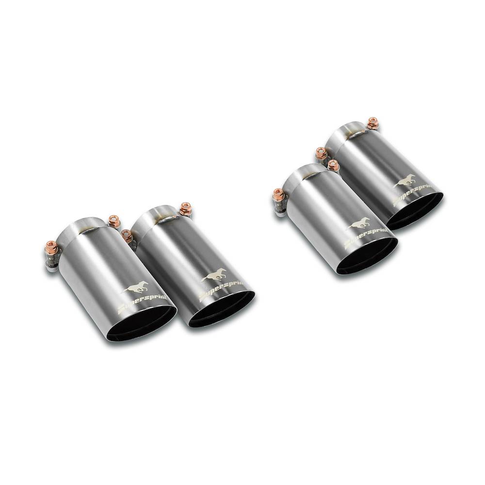 Endpipe kit "GTS-Gun Metal Grey" OO80 Right - OO80 Left