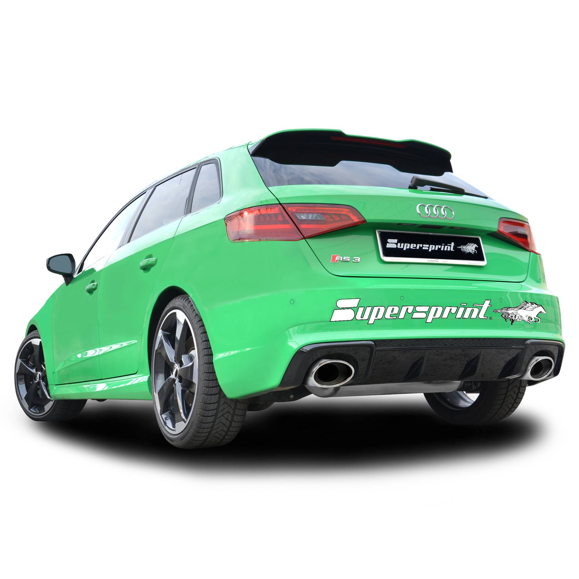 Neue Supersprint Auspuff für Audi RS3 8VA Sportback QUATTRO 2.5 TFSI (367 PS)