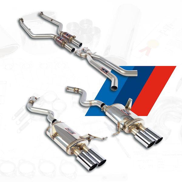 Supersprint Race Exhaust BMW E92 M3 Laguna Seca Blue