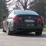 BMW M5 F10 mit Rohrsatz ab Turbolader (für Katalysator Ersatz) 986711
