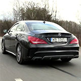 Mercedes CLA 45 AMG mit Supersprint vorderrohr und mittlerohr