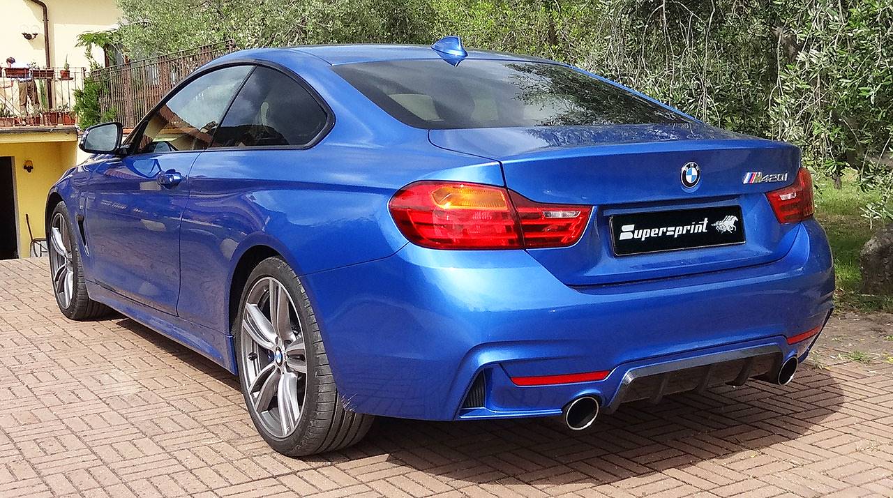 Rear exhaust Right O100 - Left O100