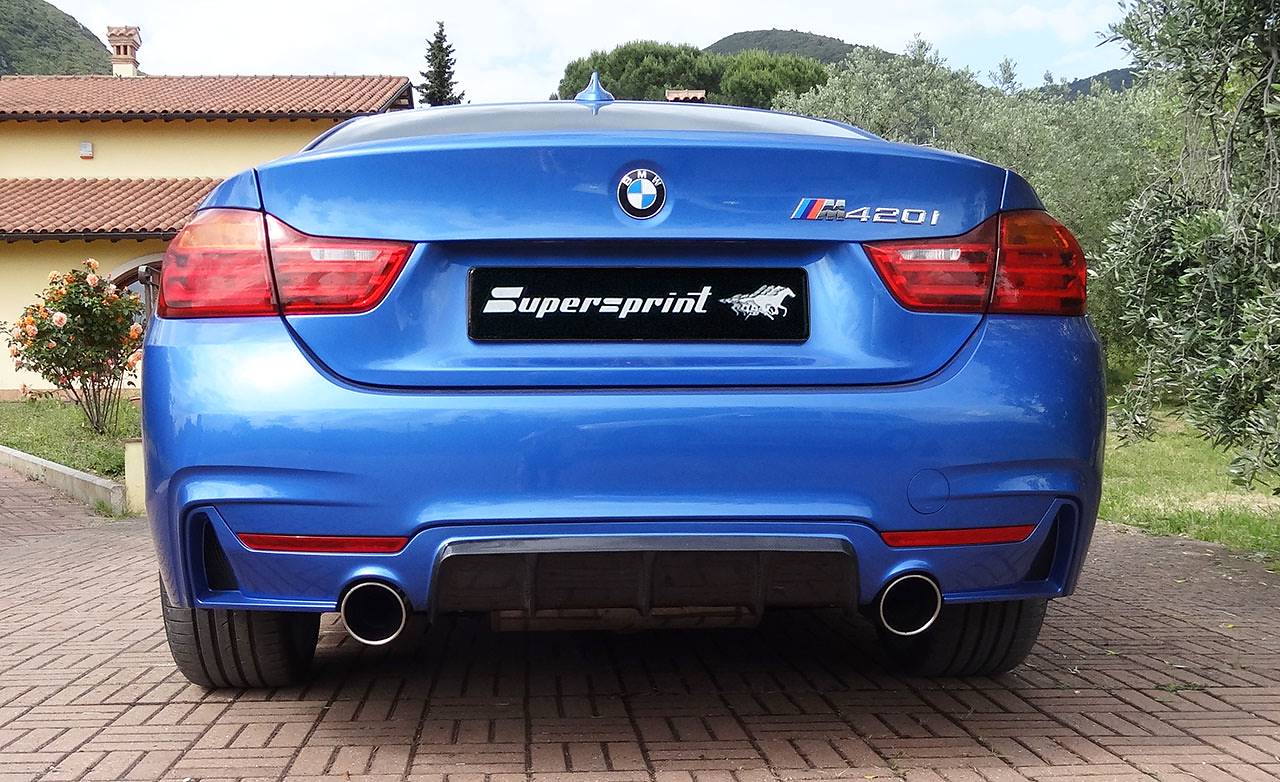 Rear exhaust Right O100 - Left O100