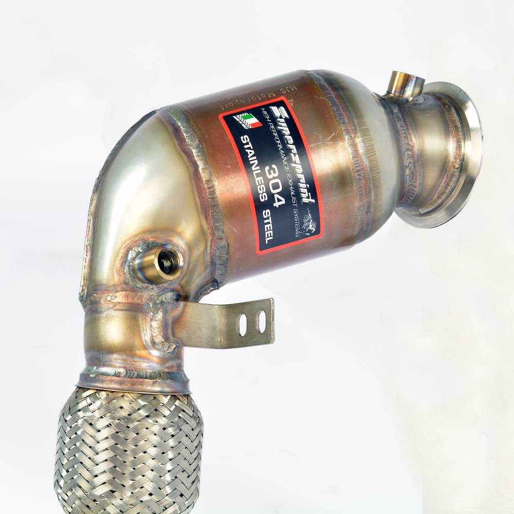 Turbo downpipe kit +  Metallic catalytic Right