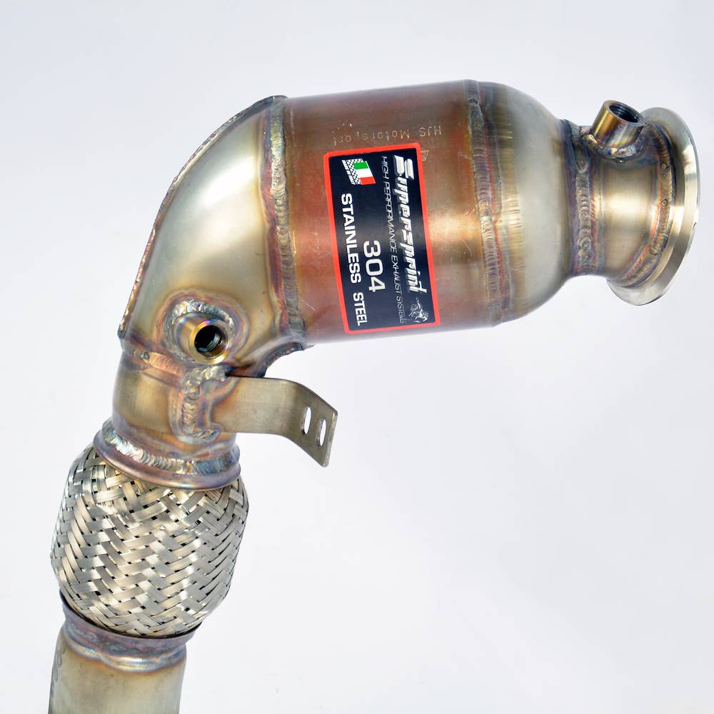 Turbo downpipe kit +  Metallic catalytic Right