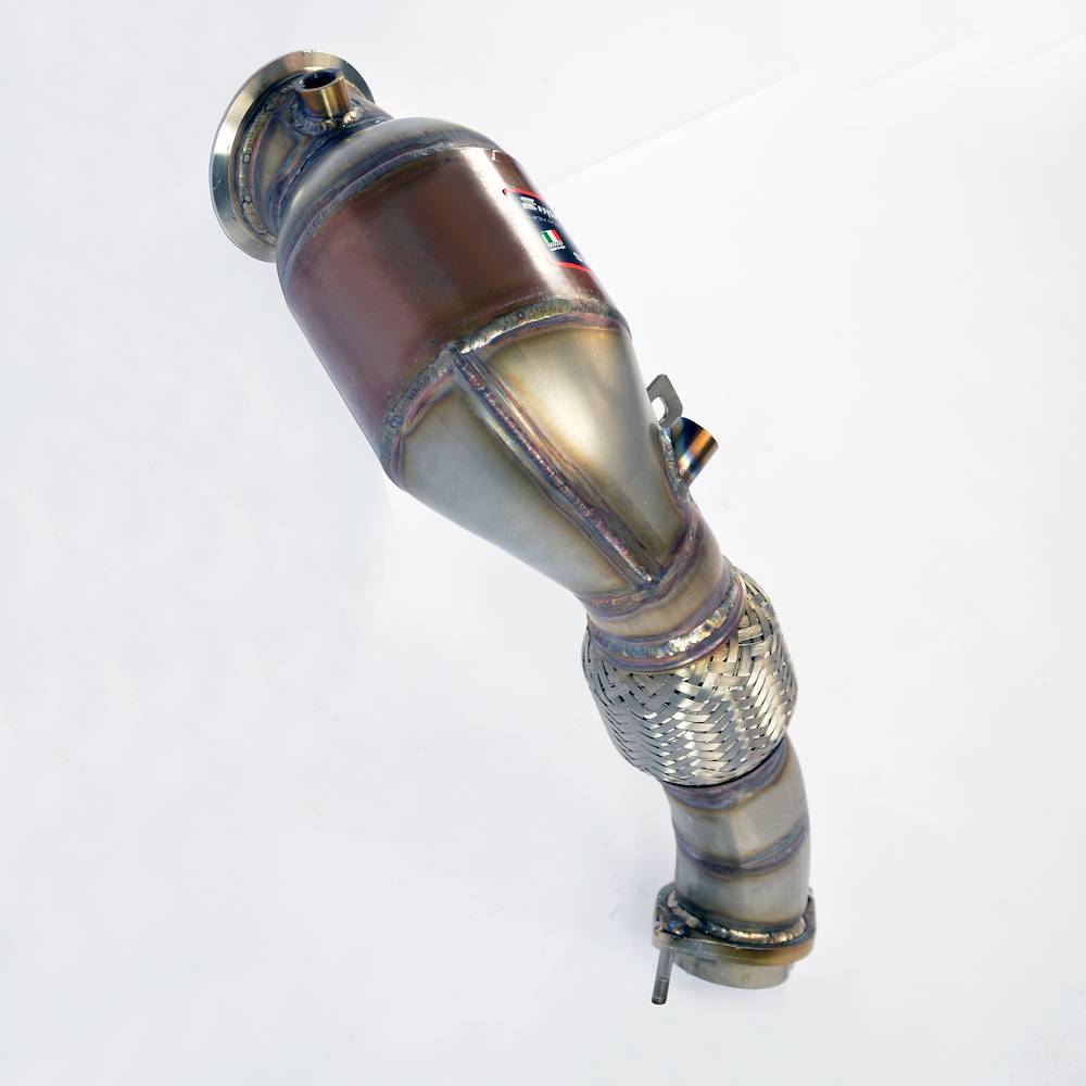 Kit tubo turbina + Catalizzatore destro